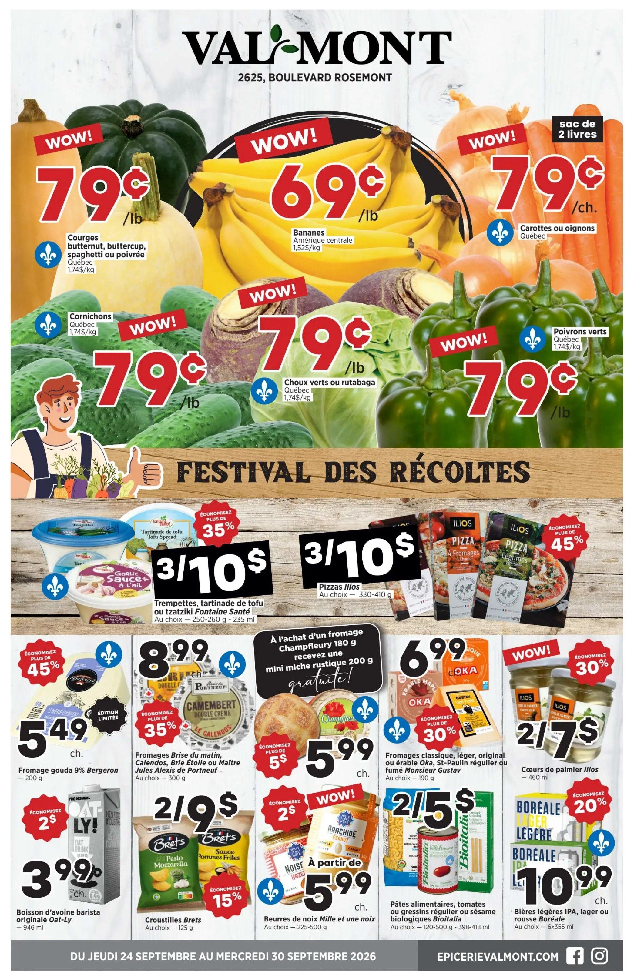 Val-Mont Flyer September 24 to 30