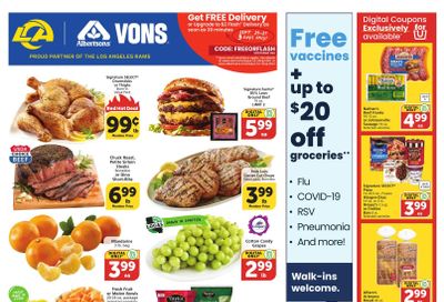 Vons (Cambria Area, CA) Weekly Ad September 23 - 29, 2026