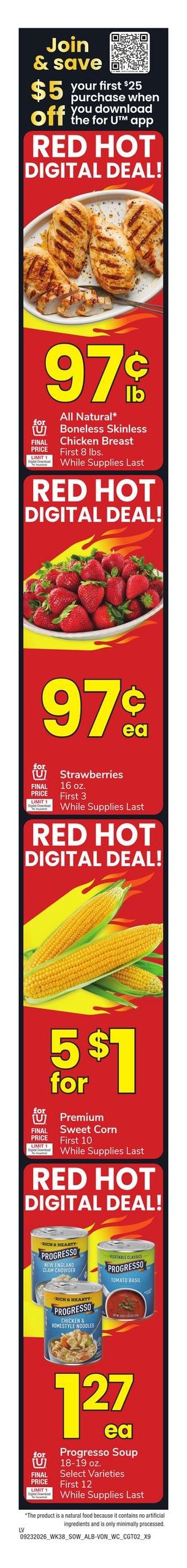 Vons (Henderson Area, NV) Weekly Ad September 23 - 29, 2026