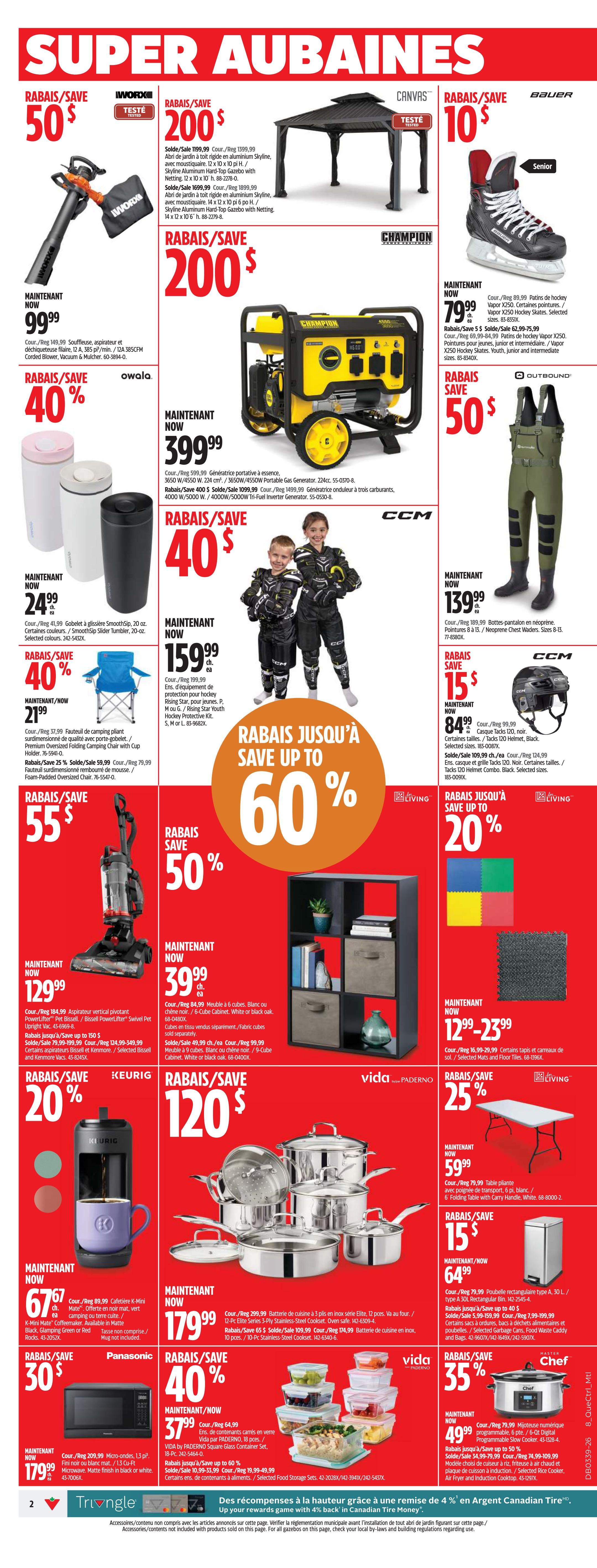 Canadian Tire (QC) Flyer September 24 to 30