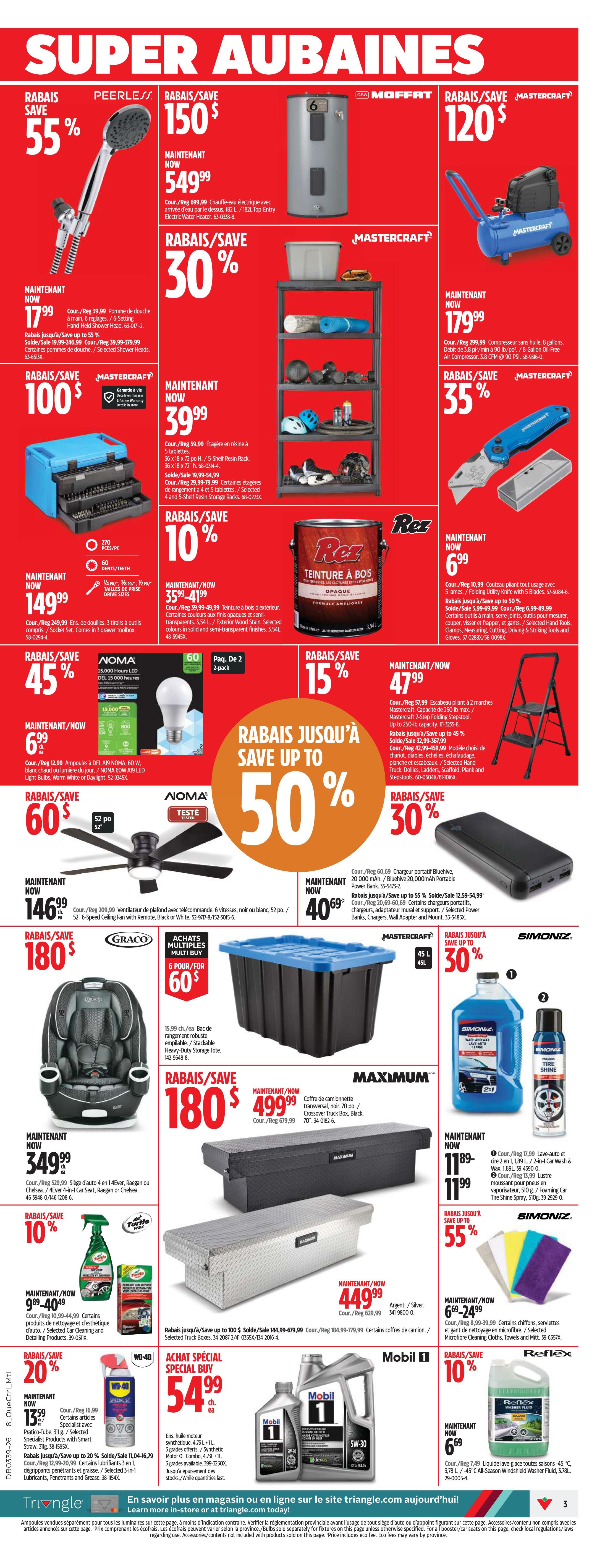 Canadian Tire (QC) Flyer September 24 to 30