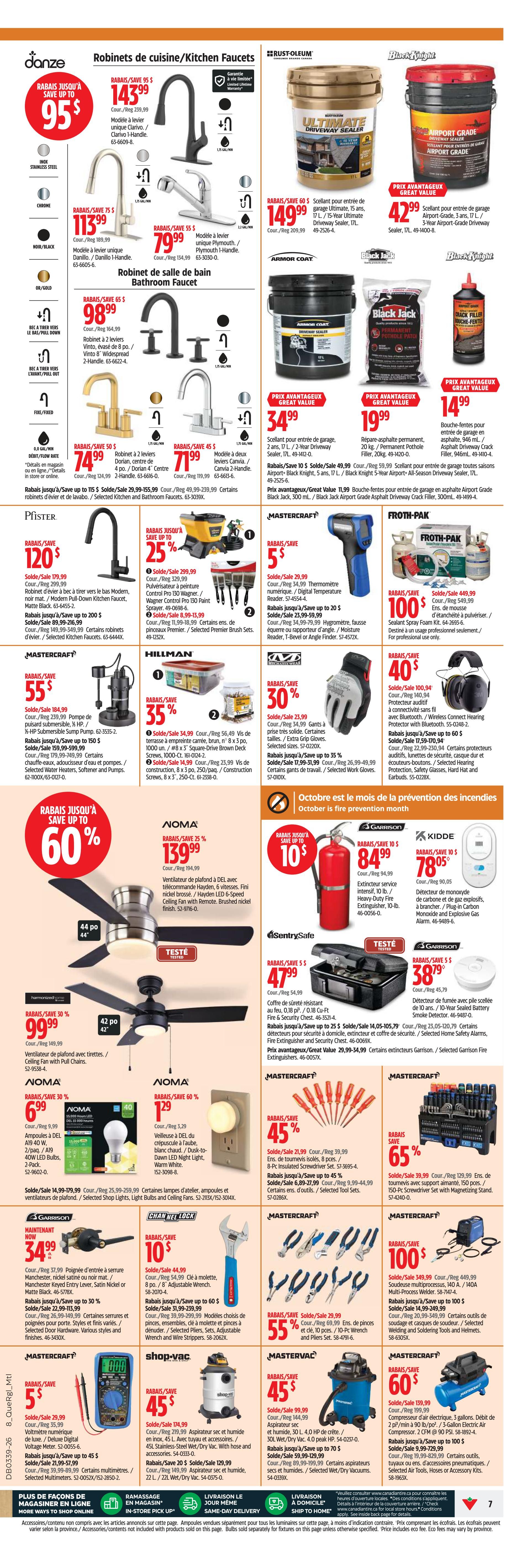 Canadian Tire (QC) Flyer September 24 to 30