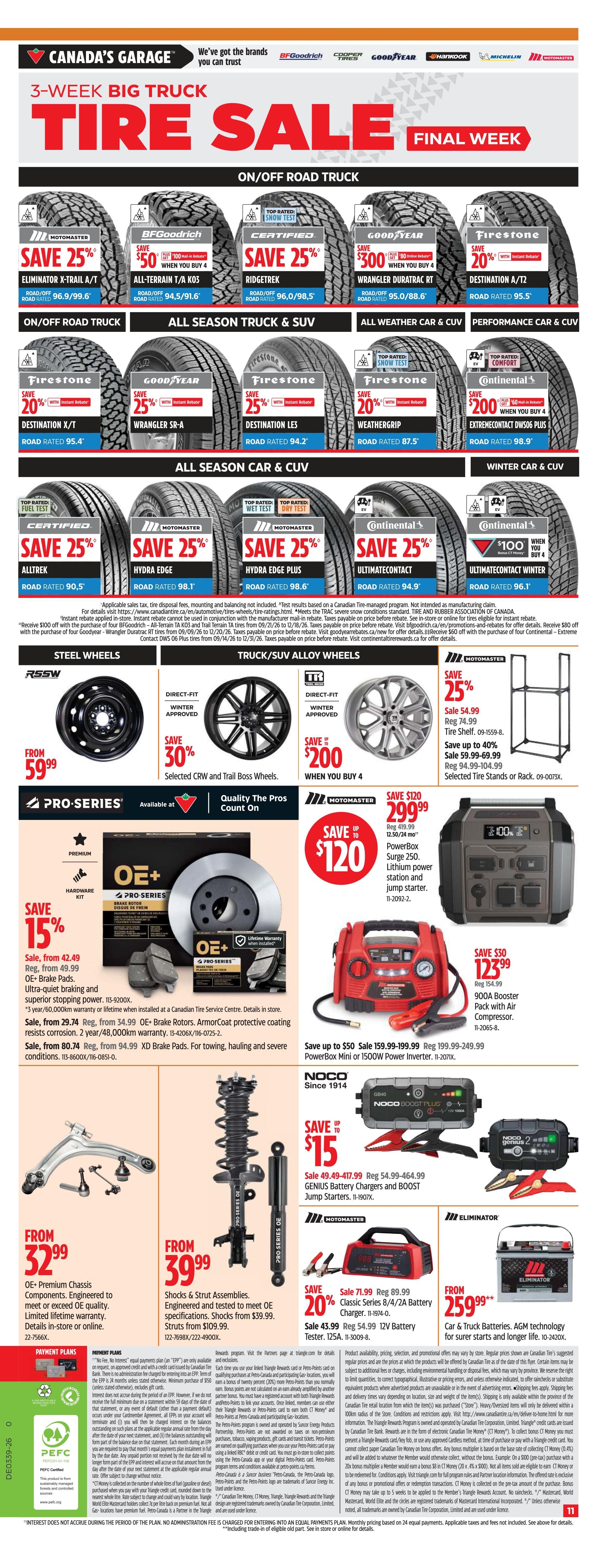 Canadian Tire (Atlantic) Flyer September 24 to 30