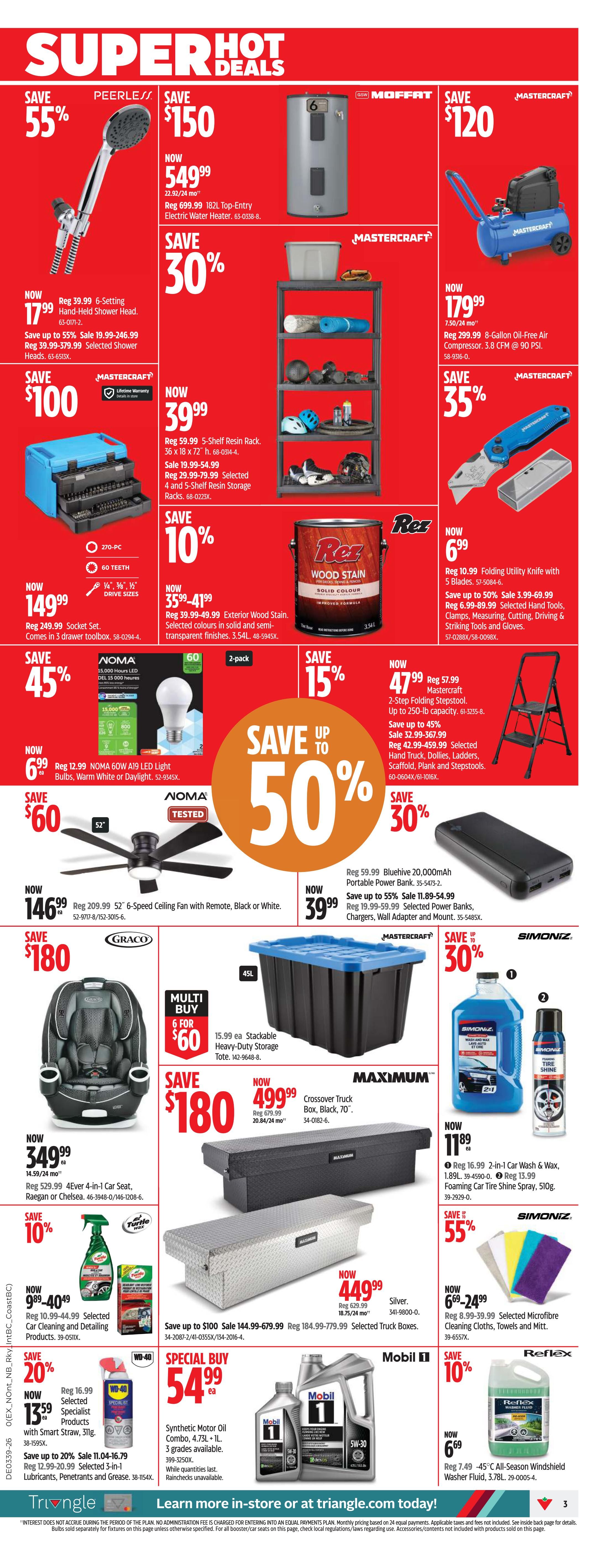 Canadian Tire (Atlantic) Flyer September 24 to 30