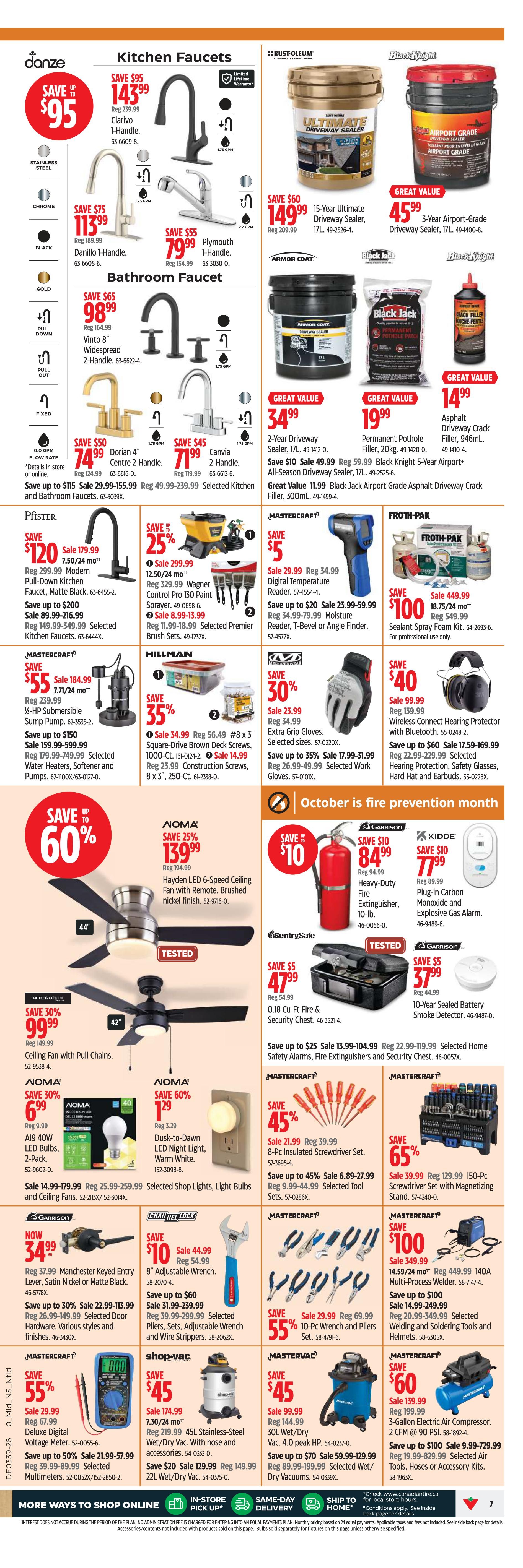 Canadian Tire (Atlantic) Flyer September 24 to 30