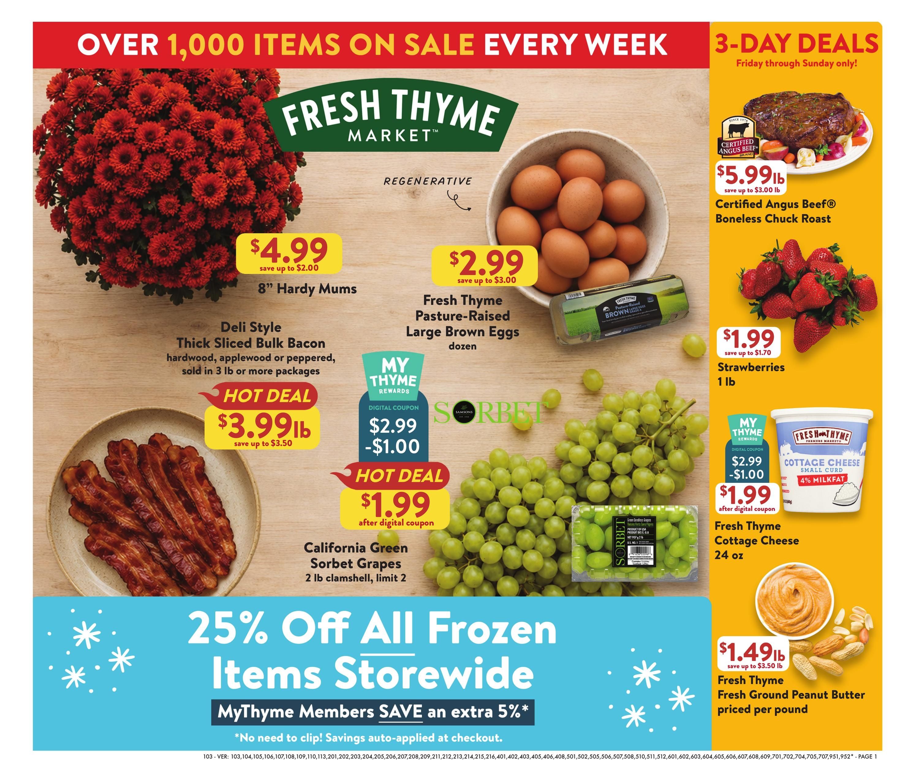 Fresh Thyme Market (Edwardsville Area, IL) Weekly Ad September 23 - 29, 2026