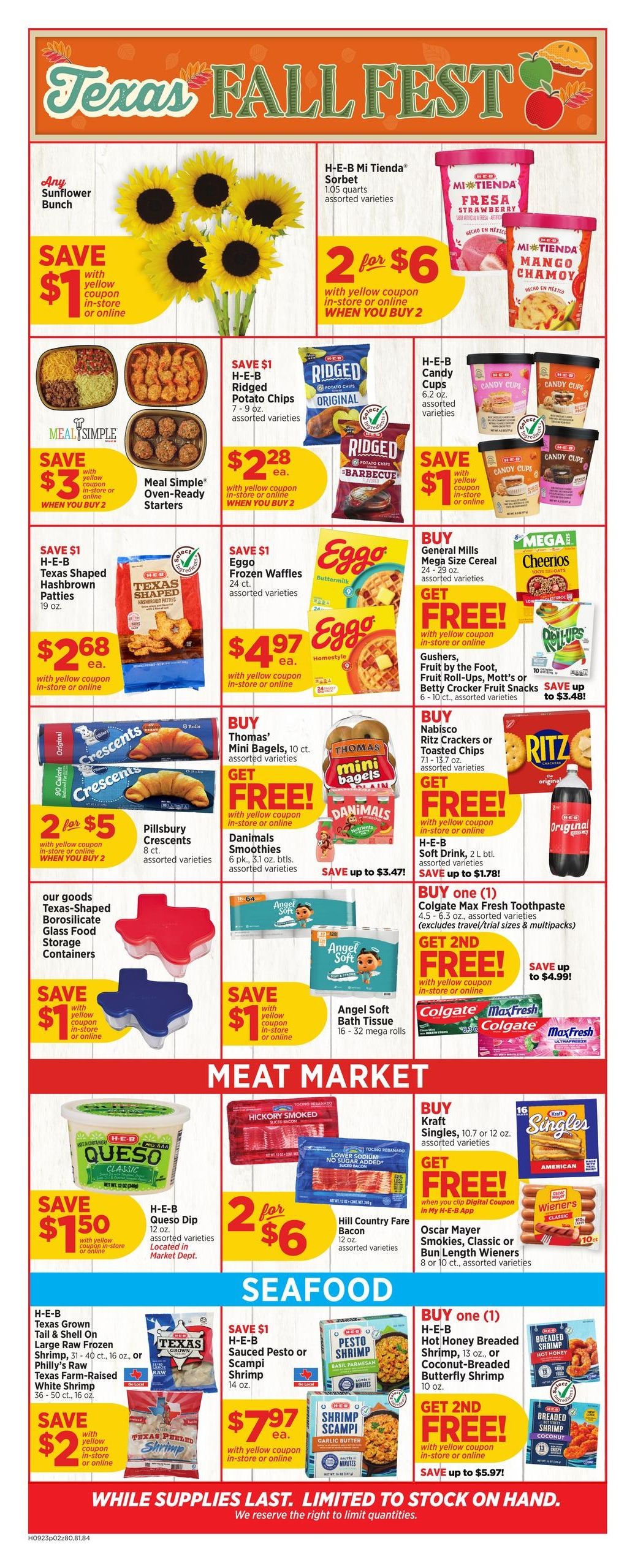 H-E-B (Beaumont Area, TX) Weekly Ad September 23 - 29, 2026