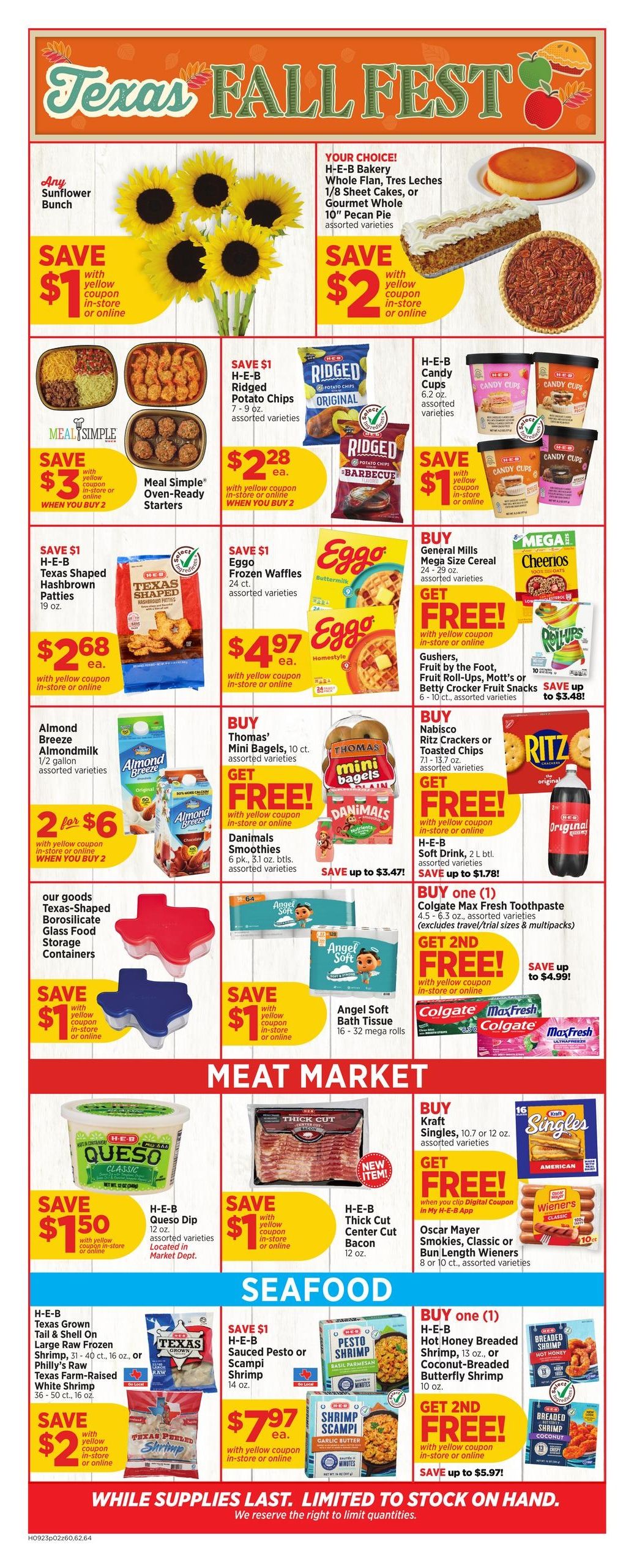 H-E-B (Houston Area, TX) Weekly Ad September 23 - 29, 2026