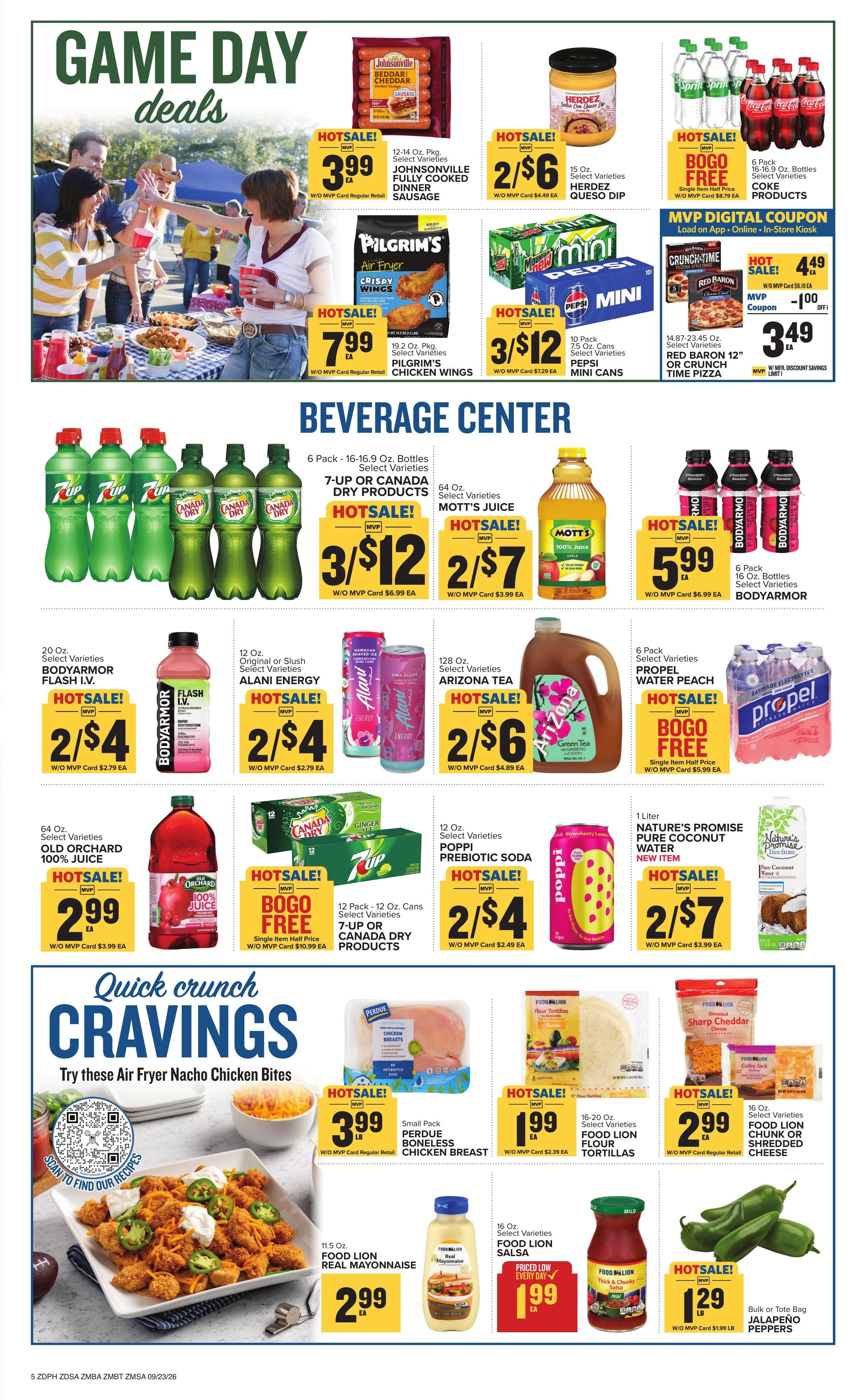 Food Lion (Salisbury Area, MD) Weekly Ad September 23 - 29, 2026
