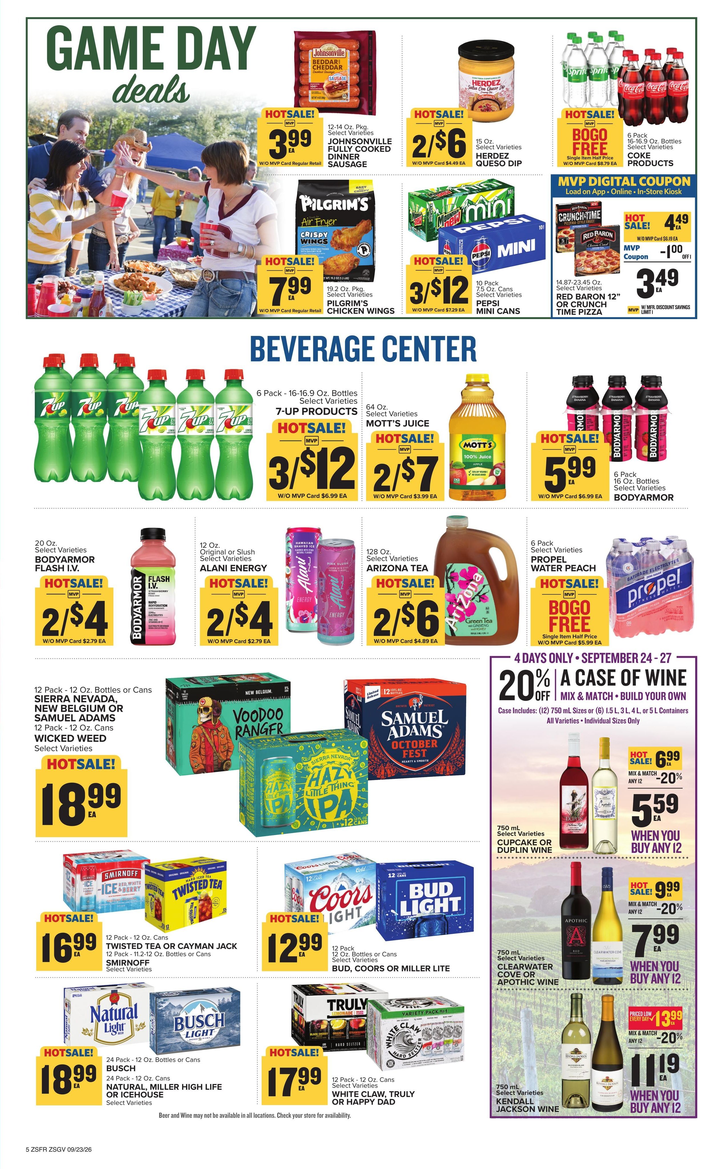 Food Lion (Simpsonville Area, SC) Weekly Ad September 23 - 29, 2026