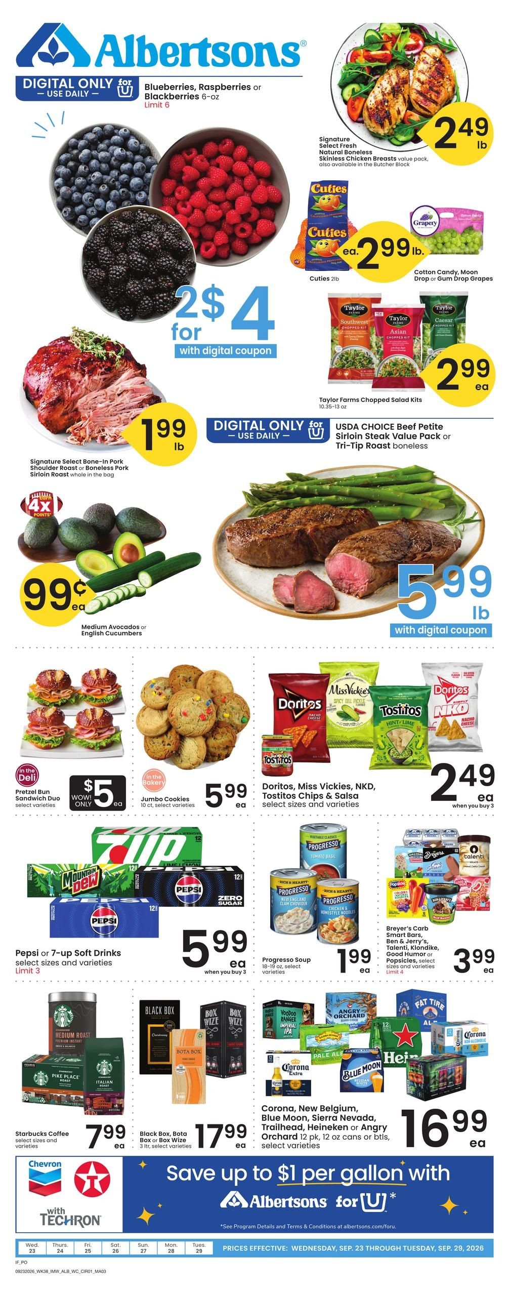 Albertsons (Aberdeen Area, ID) Weekly Ad September 23 - 29, 2026