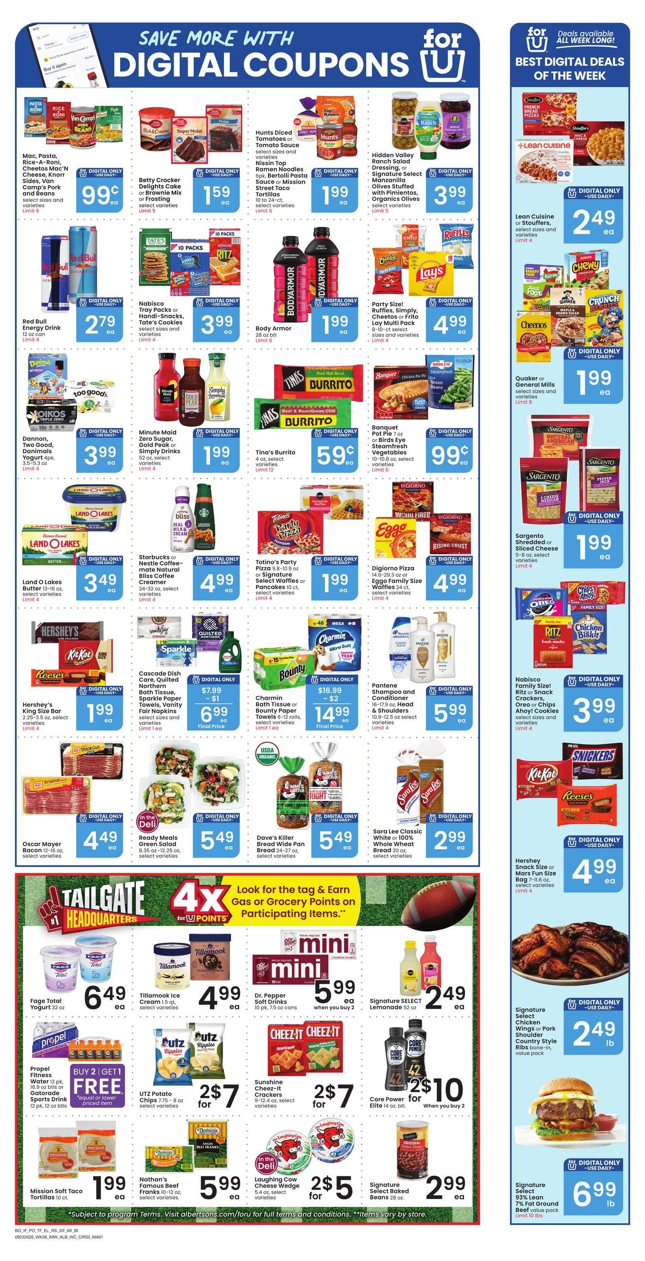 Albertsons (Aberdeen Area, ID) Weekly Ad September 23 - 29, 2026