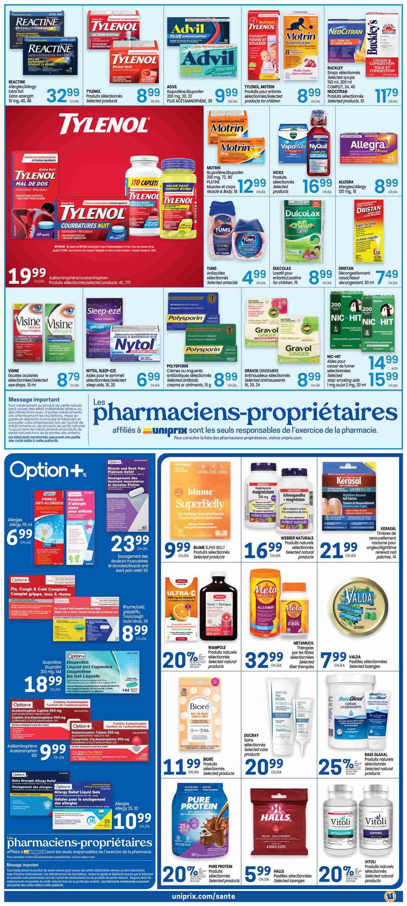 Uniprix Flyer September 24 to 30