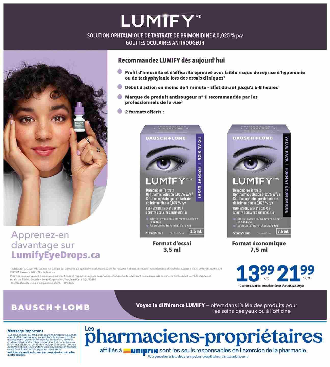 Uniprix Flyer September 24 to 30