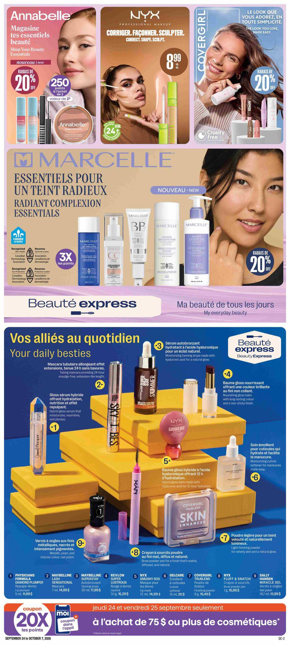 Jean Coutu Beauty Flyer September 24 to October 7