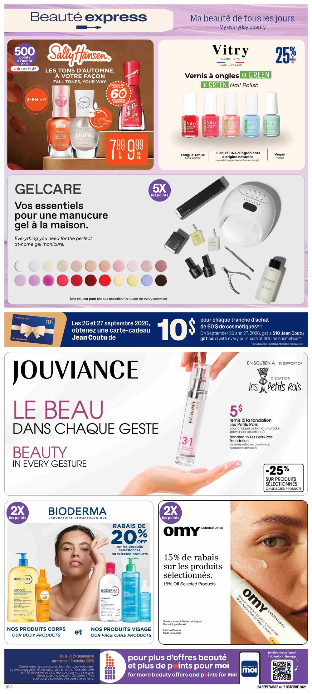 Jean Coutu Beauty Flyer September 24 to October 7