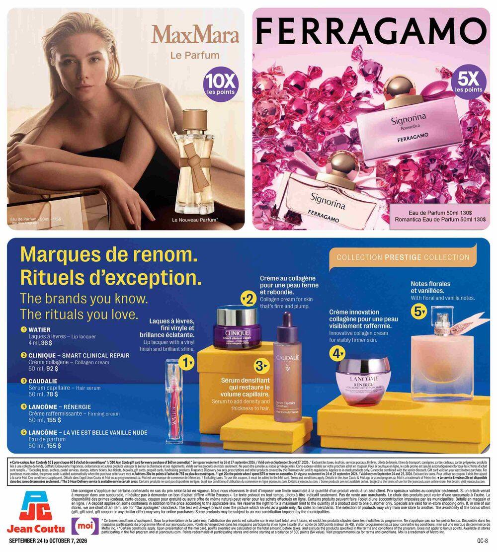 Jean Coutu Beauty Flyer September 24 to October 7