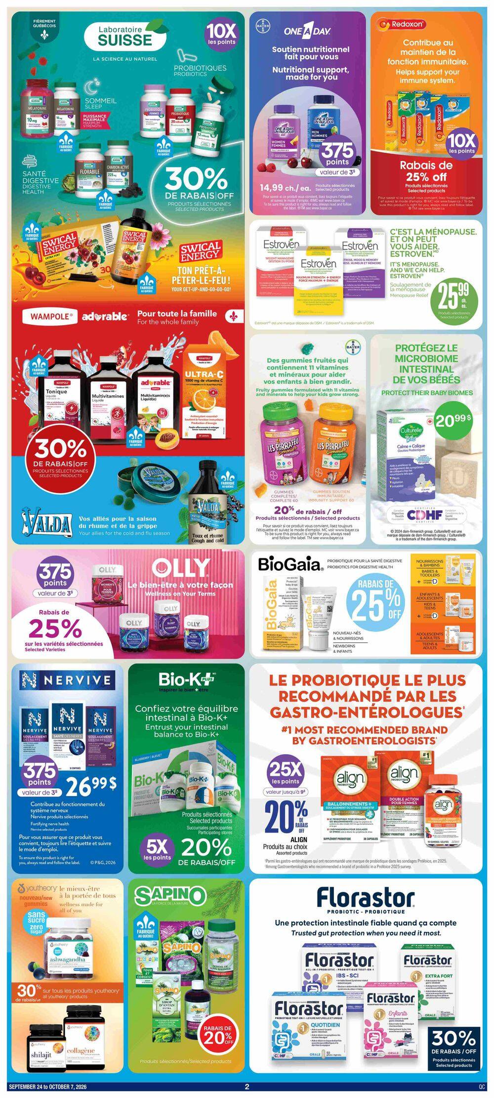 Jean Coutu Health and Wellness Flyer September 24 to October 7