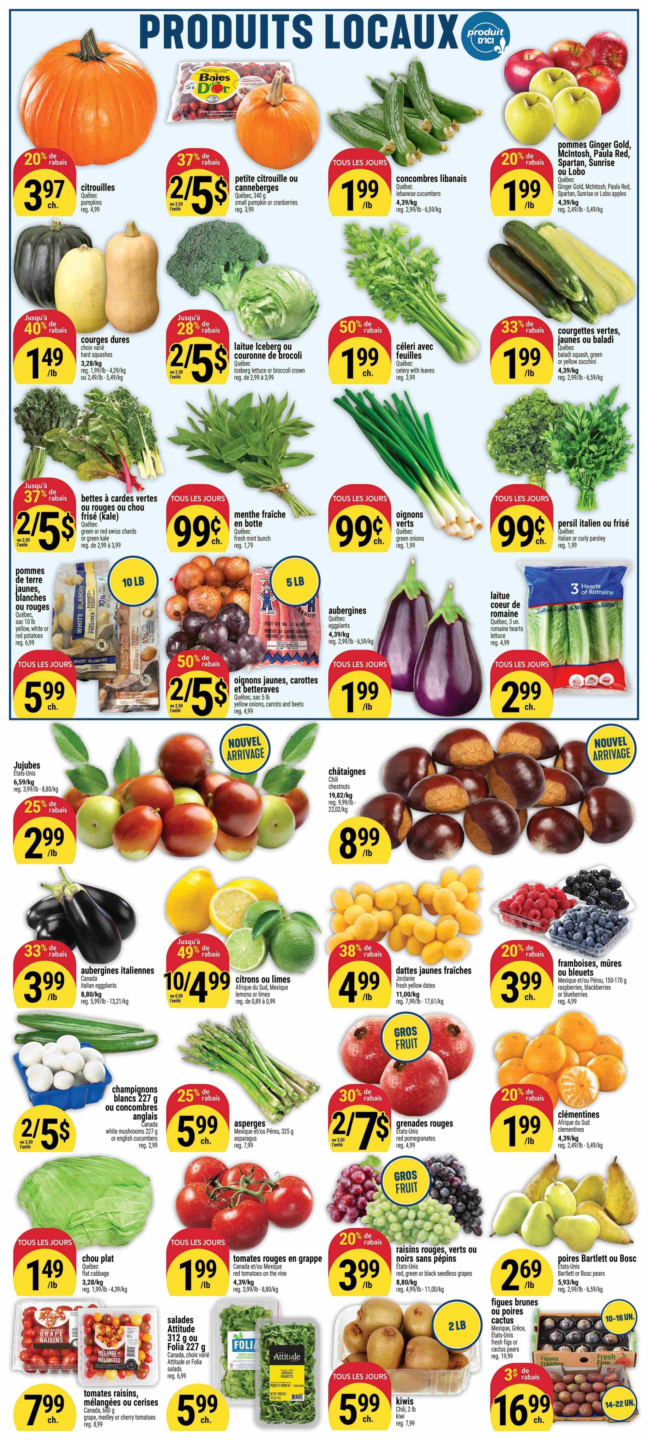 Adonis (QC) Flyer September 24 to 30