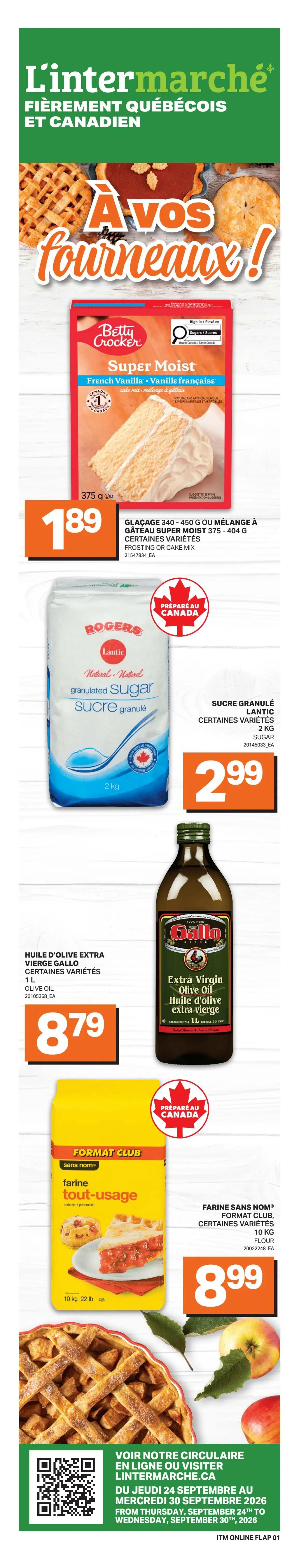 L'inter Marche Flyer September 24 to 30
