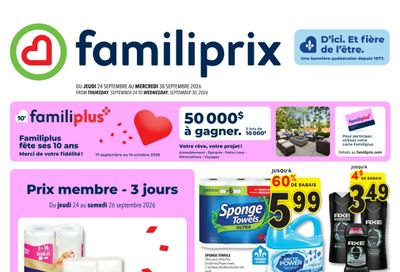 Familiprix Flyer September 24 to 30