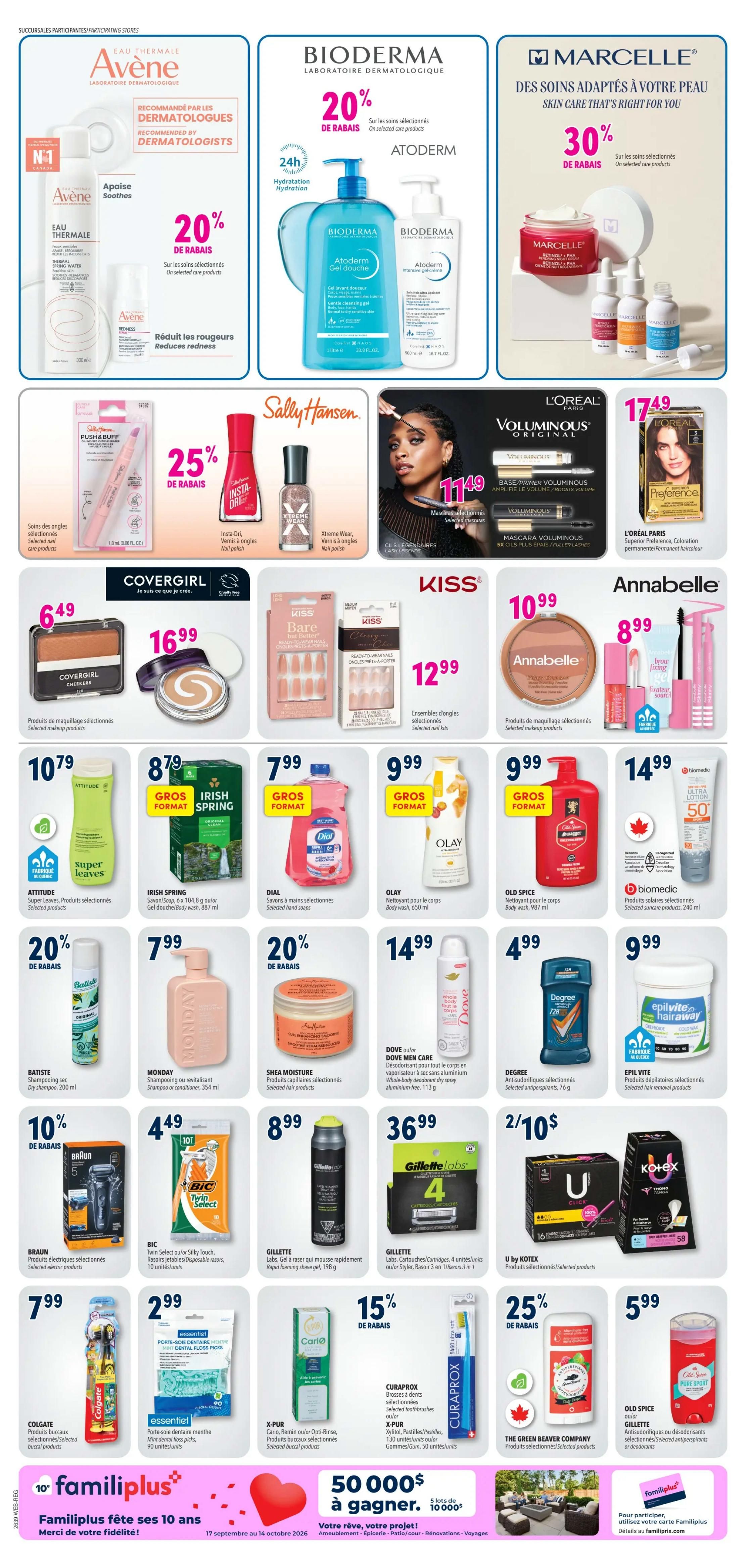 Familiprix Flyer September 24 to 30