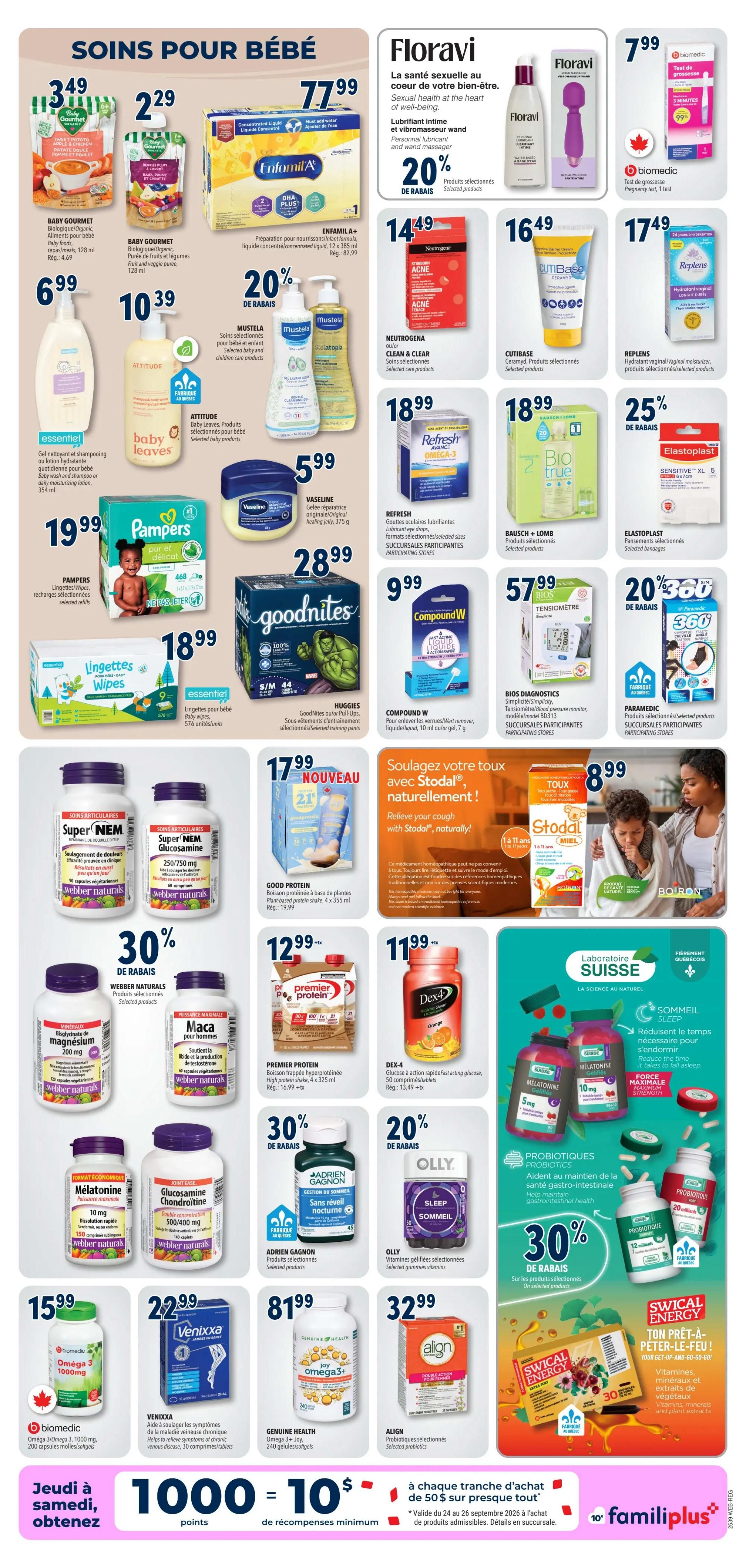Familiprix Flyer September 24 to 30