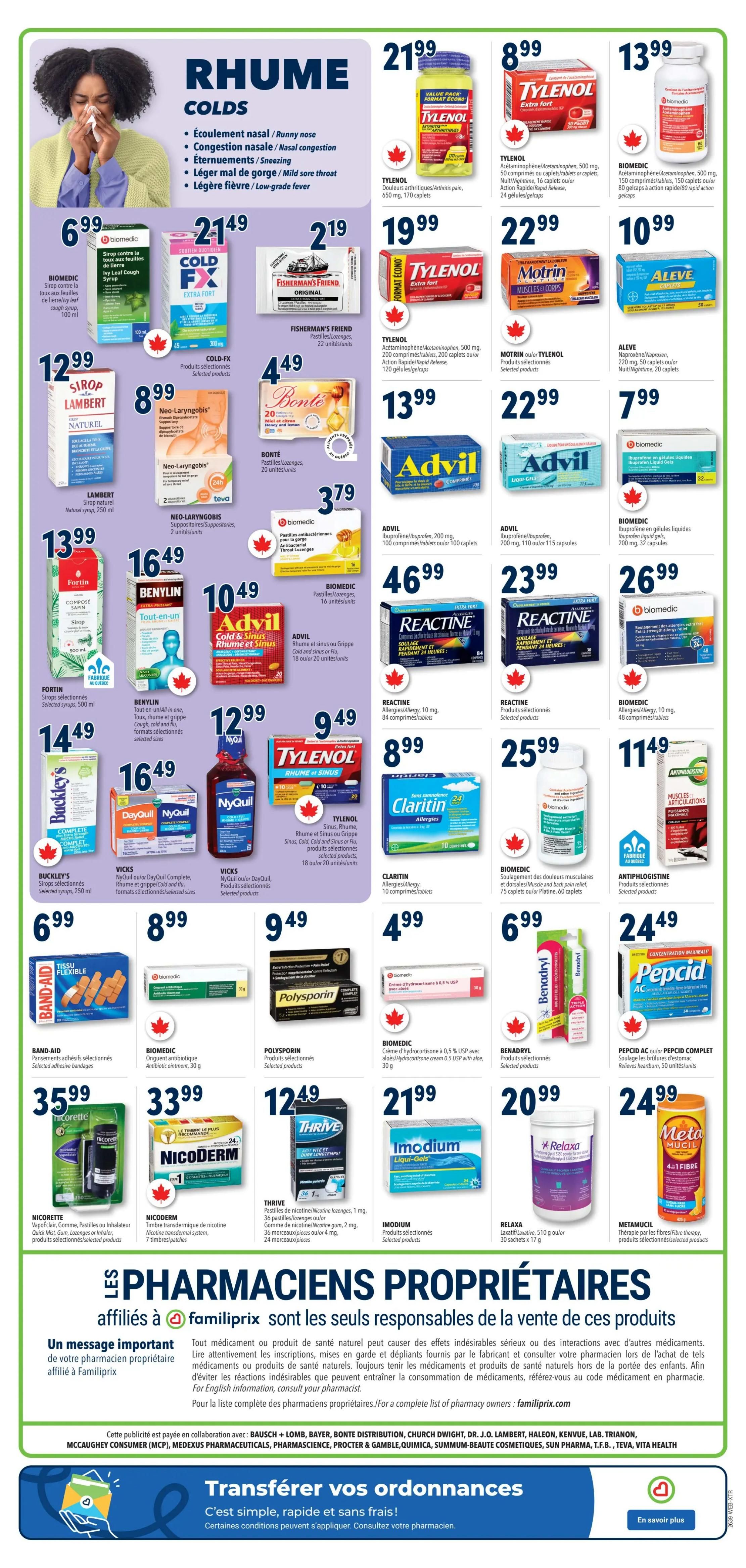 Familiprix Extra Flyer September 24 to 30