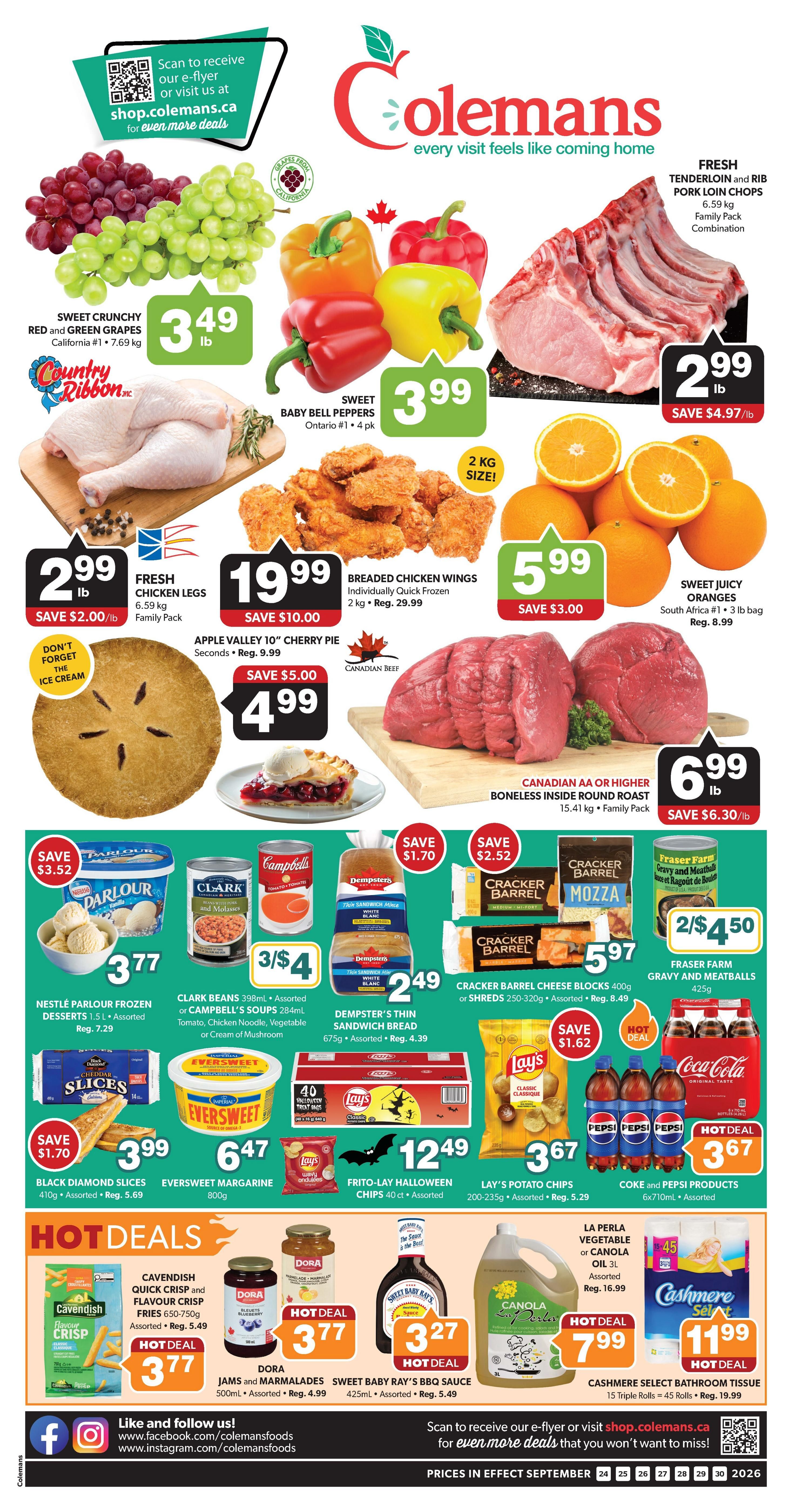 Coleman's Flyer September 24 to 30