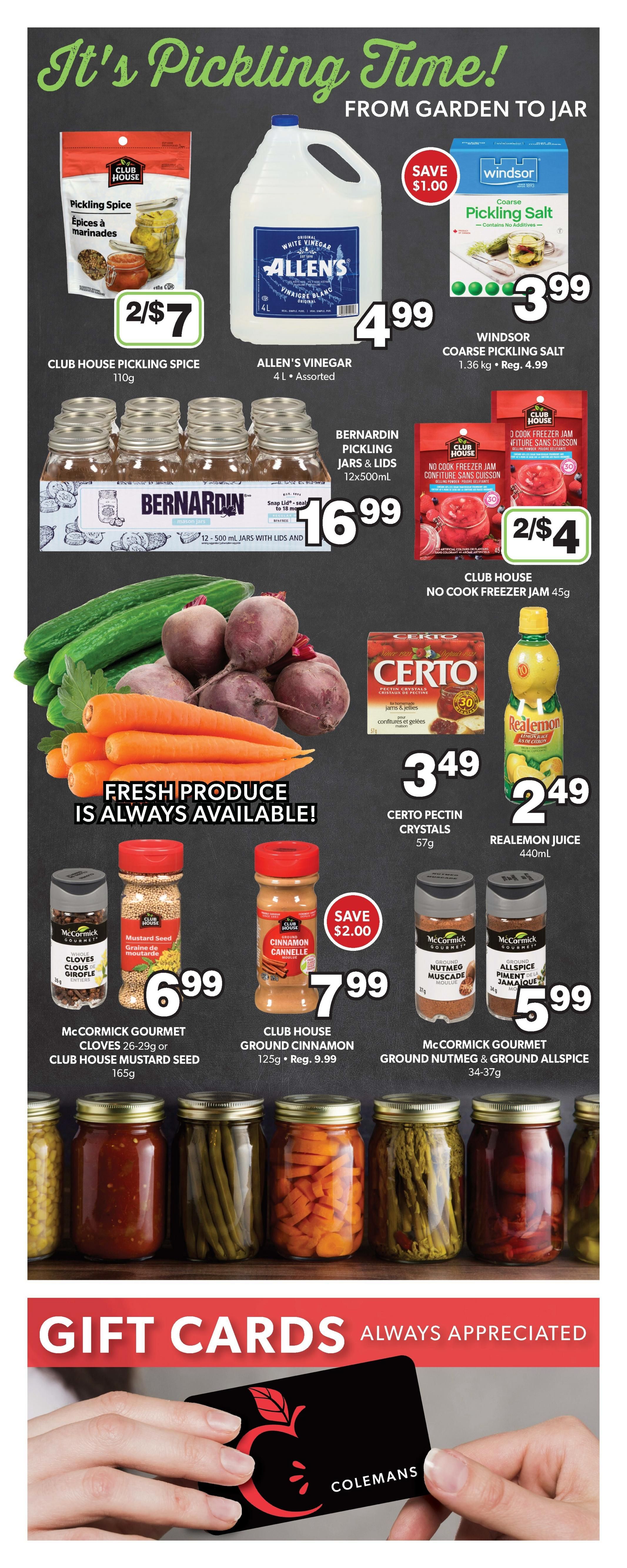 Coleman's Flyer September 24 to 30