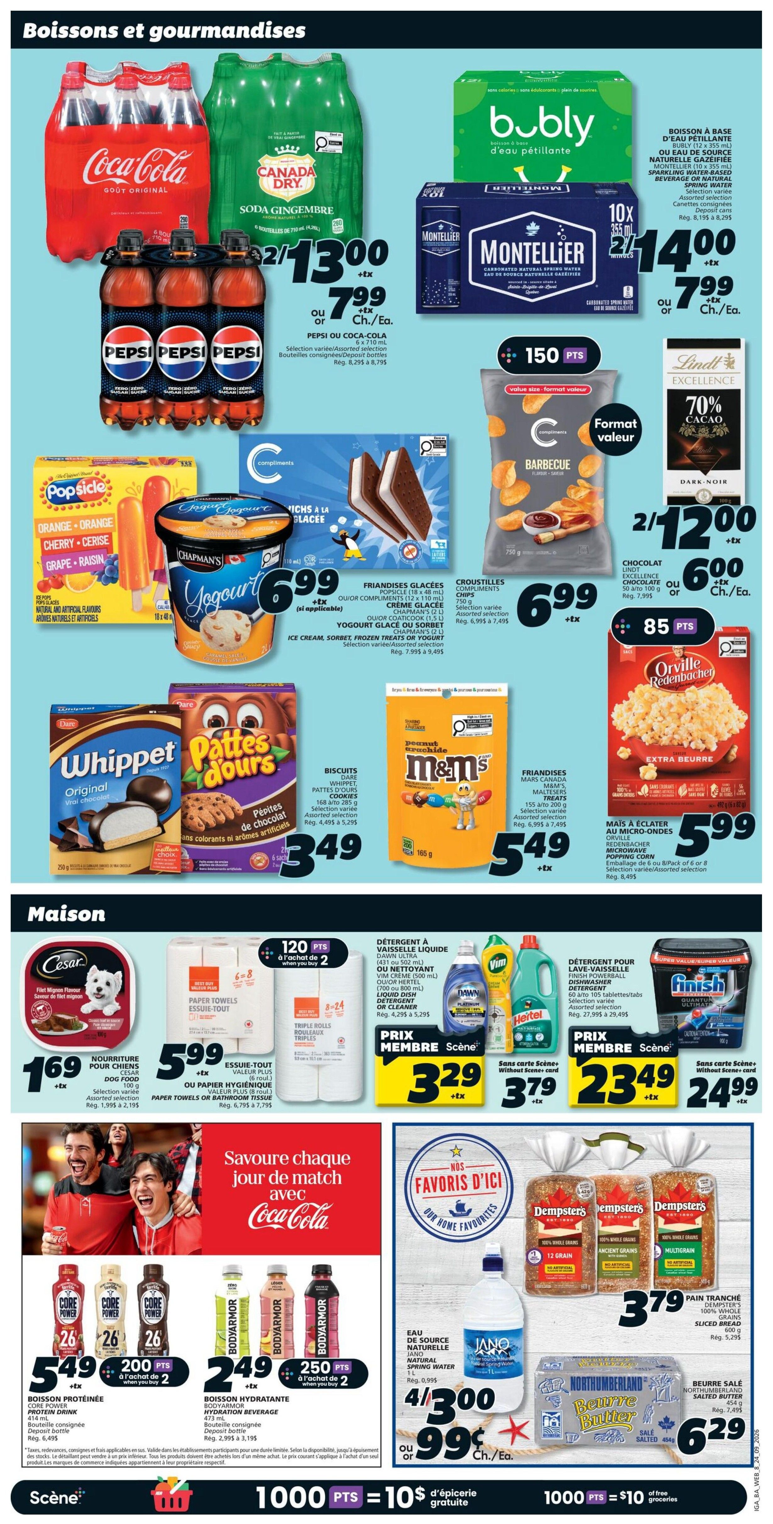 IGA (NB) Flyer September 24 to 30