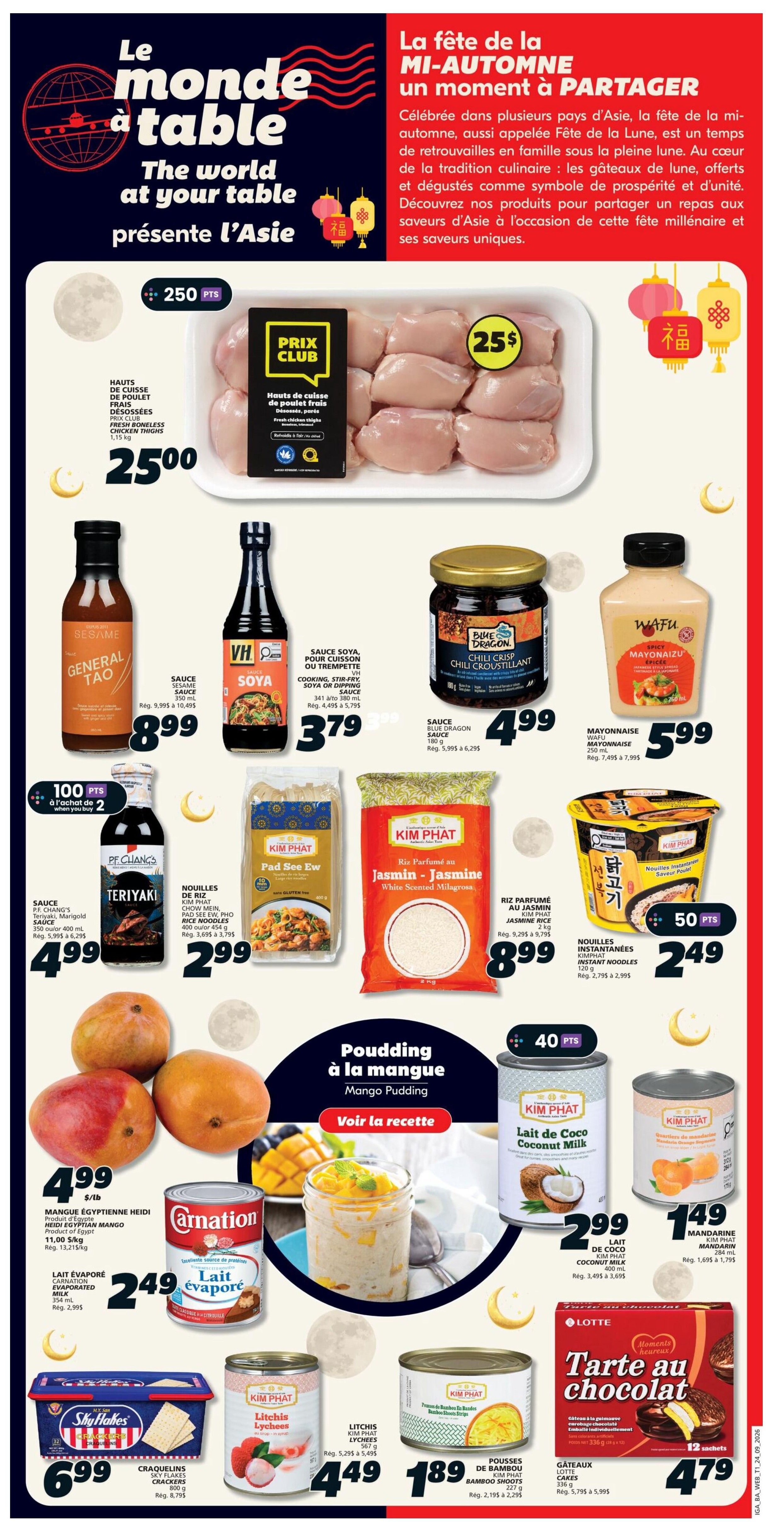 IGA (NB) Flyer September 24 to 30