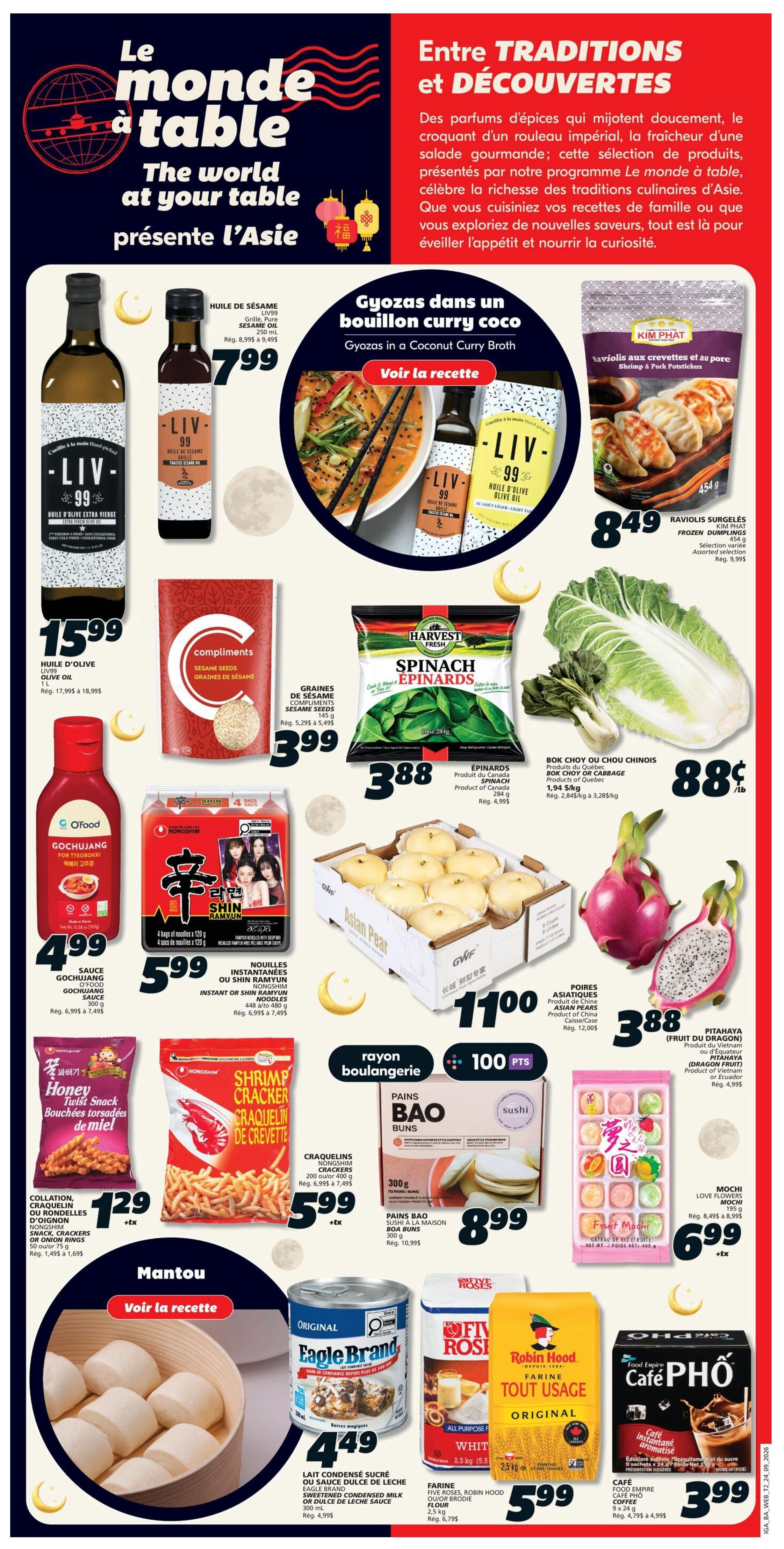 IGA (NB) Flyer September 24 to 30