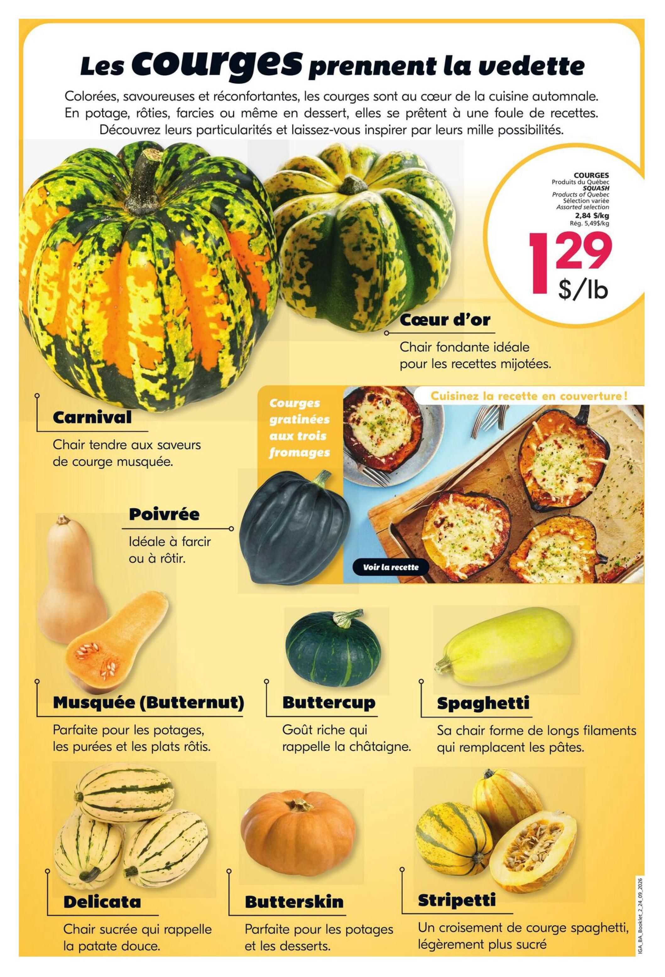 IGA (NB) Flyer September 24 to 30