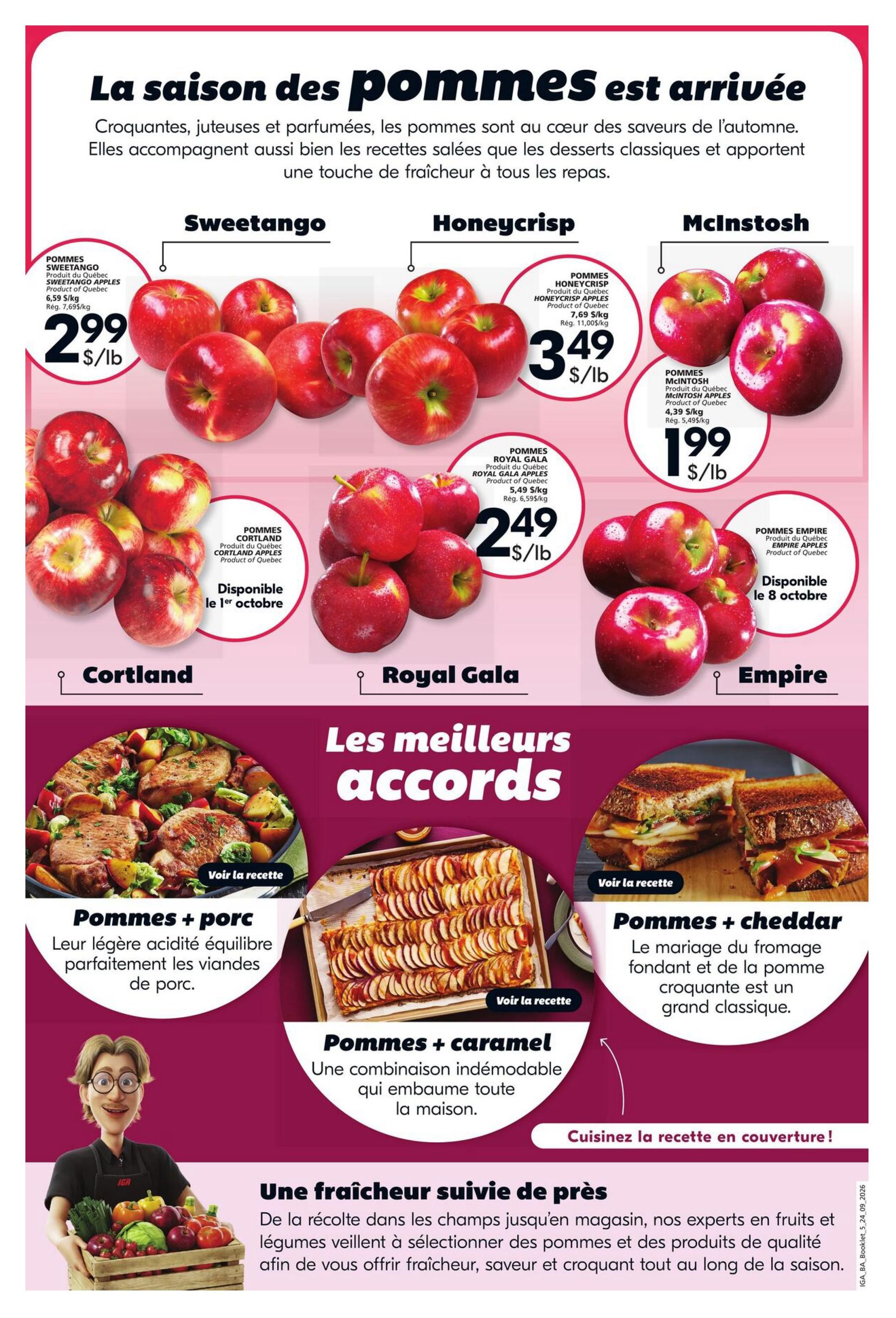 IGA (NB) Flyer September 24 to 30