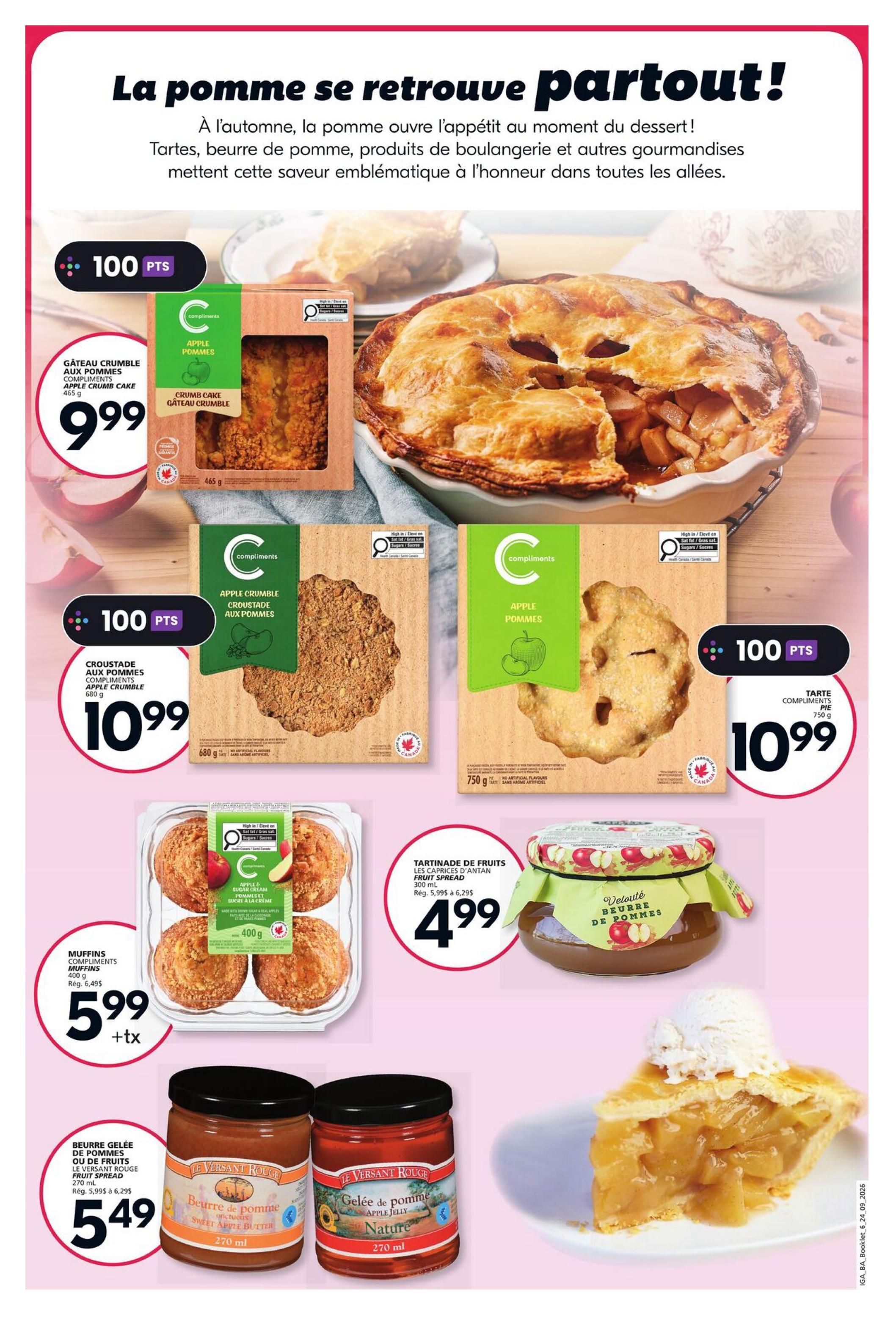 IGA (NB) Flyer September 24 to 30