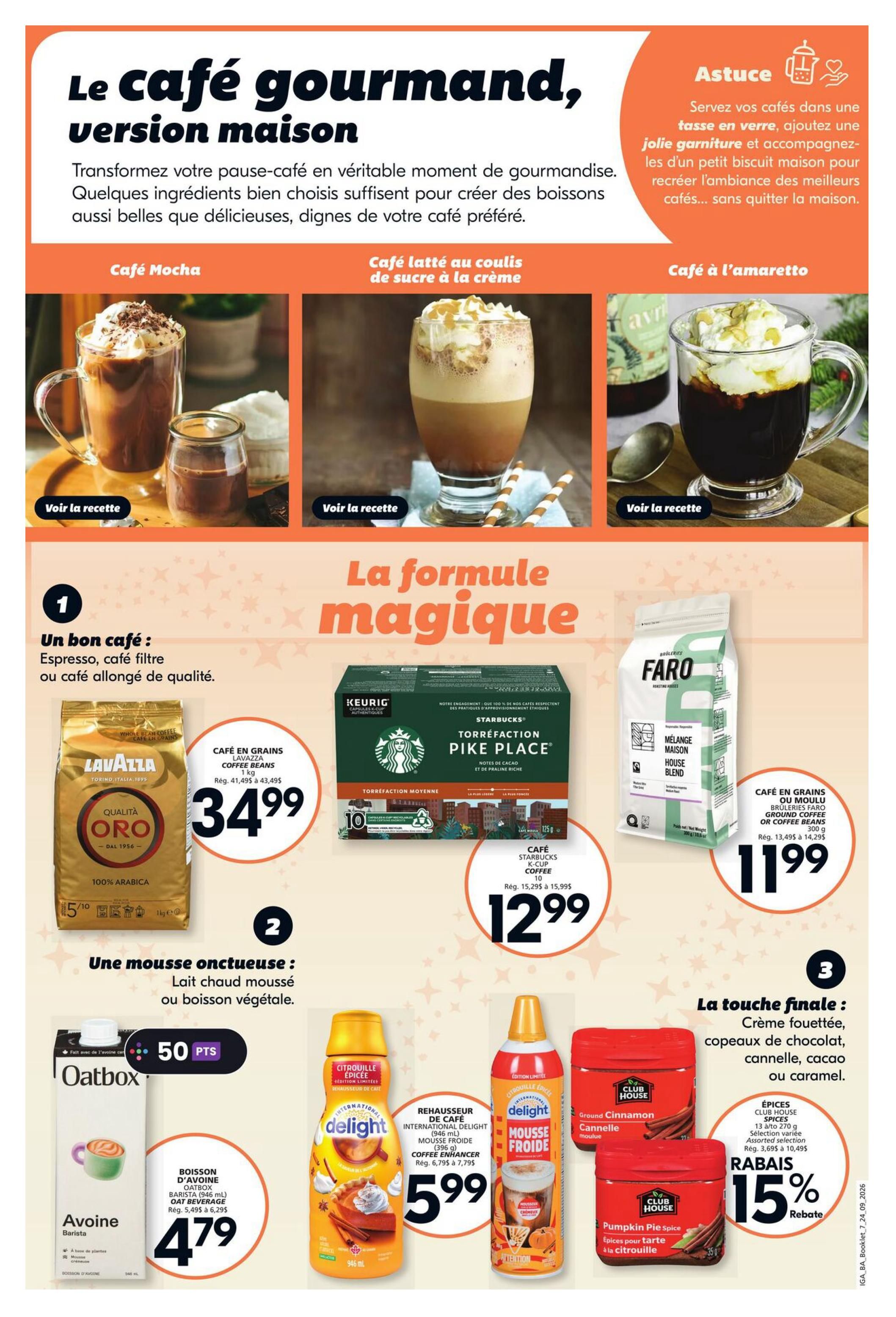 IGA (NB) Flyer September 24 to 30