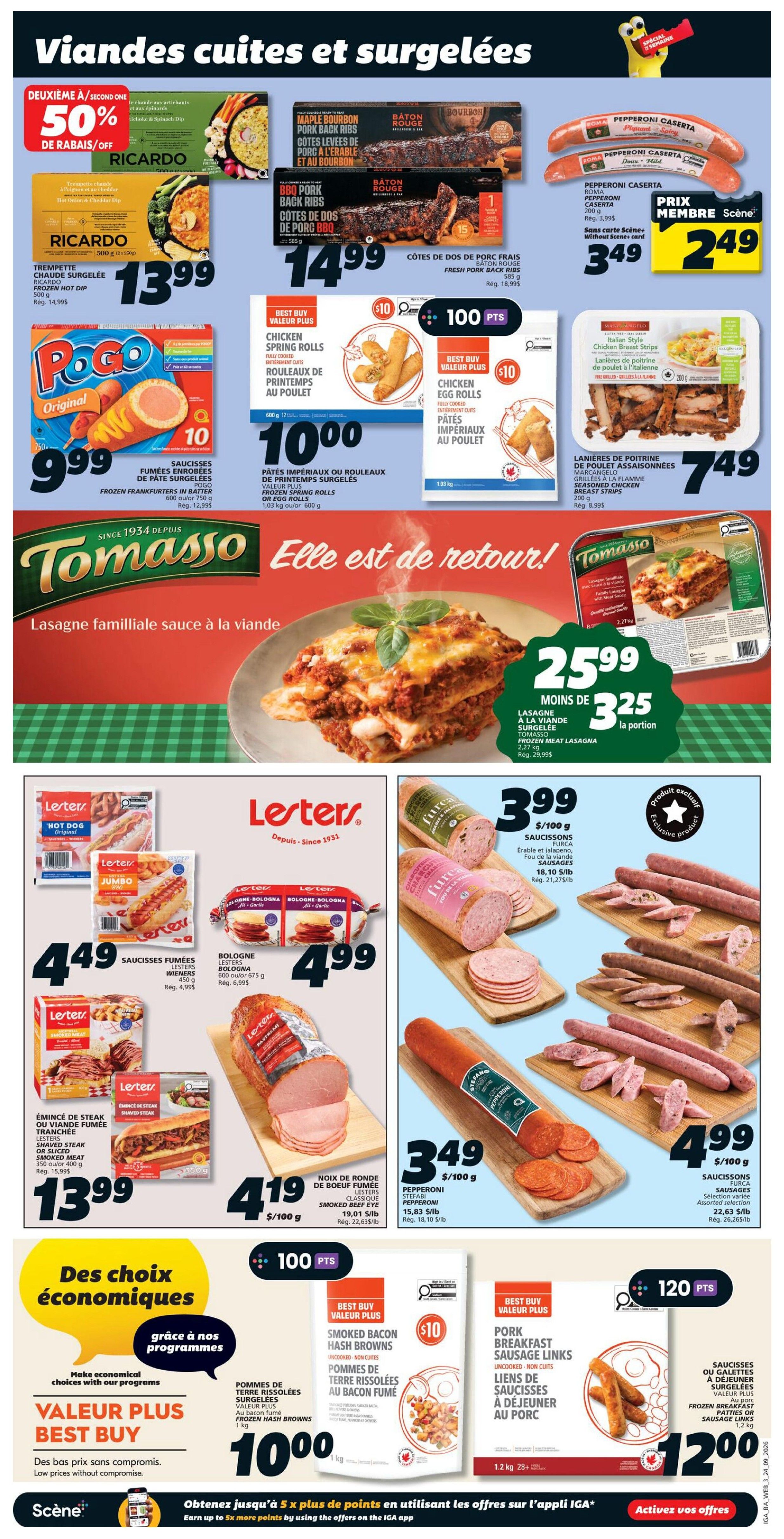 IGA (NB) Flyer September 24 to 30