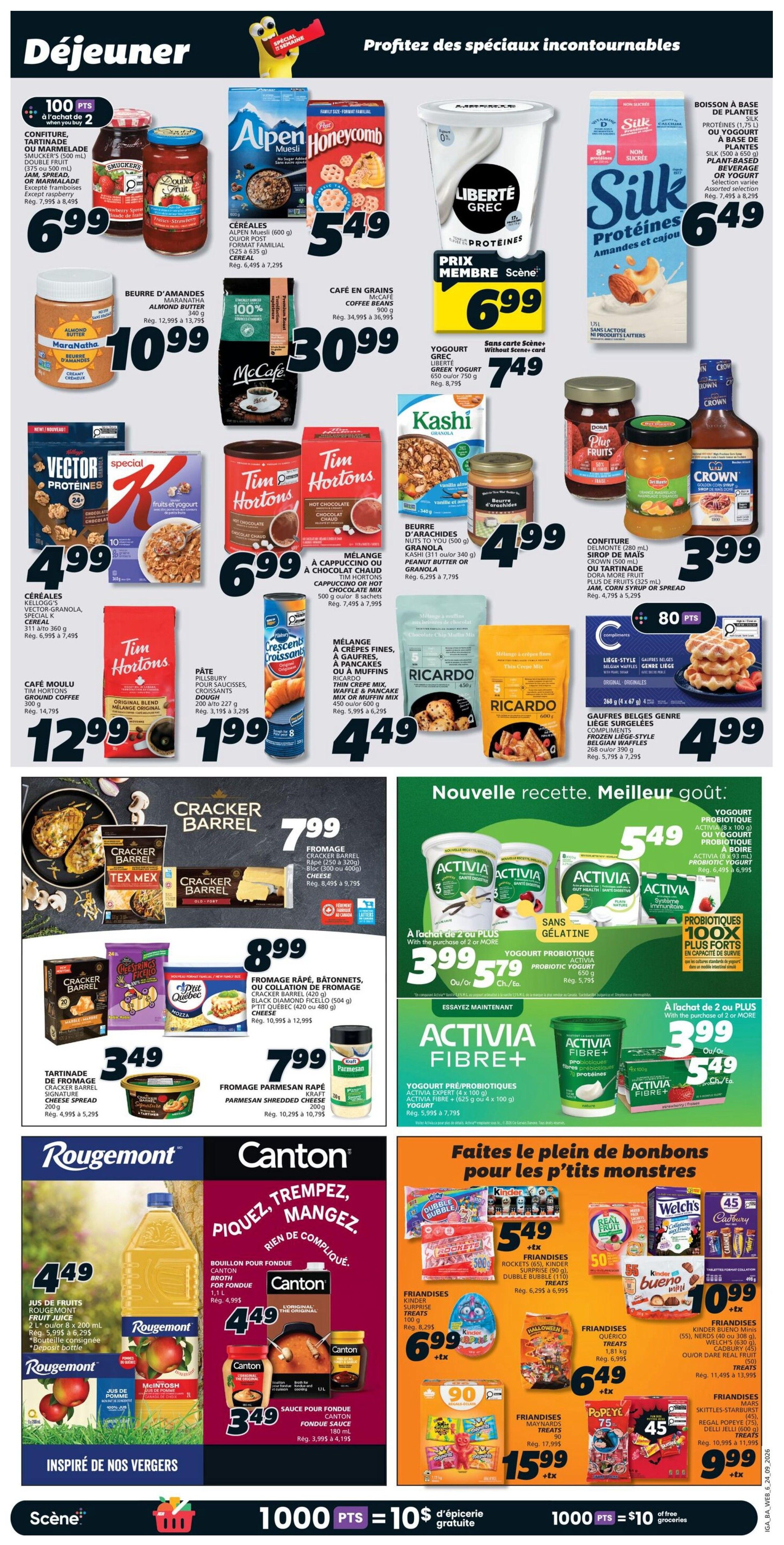 IGA (NB) Flyer September 24 to 30