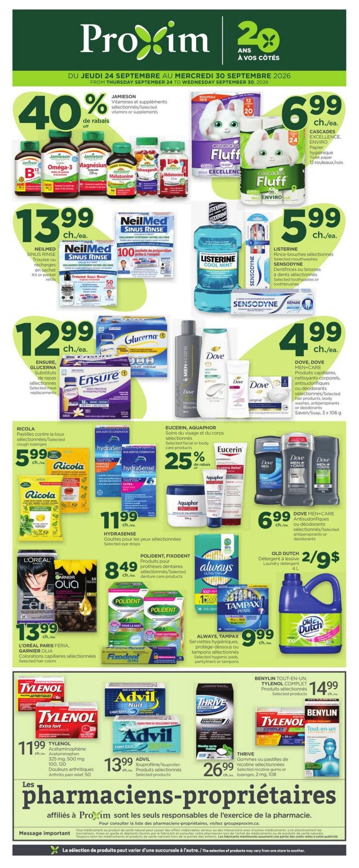 Proxim Flyer September 24 to 30