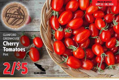 Pepper's Foods Flyer September 22 to 28