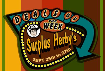 Surplus Herby’s Flyer September 25 to 27