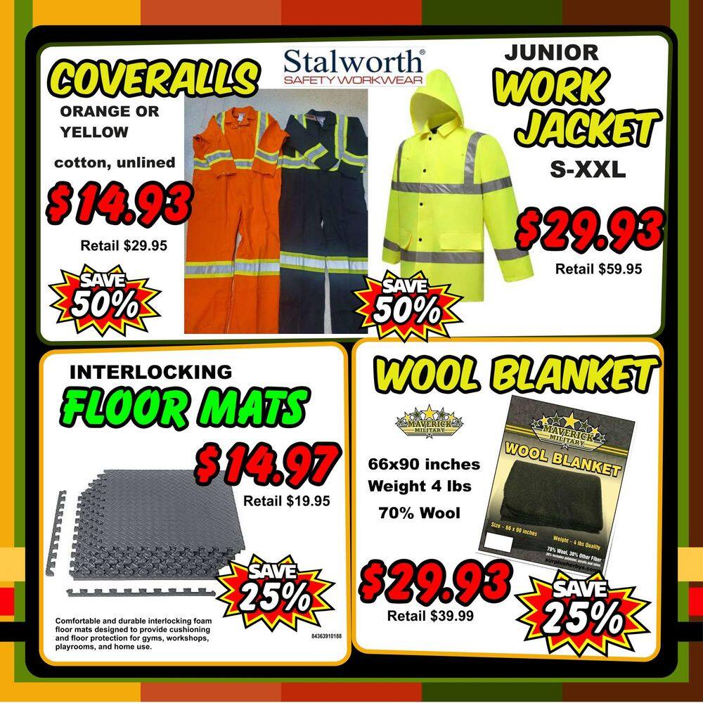 Surplus Herby’s Flyer September 25 to 27