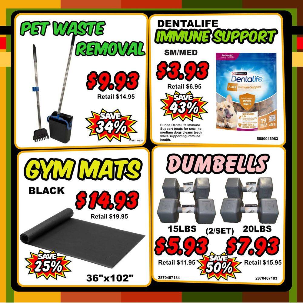 Surplus Herby’s Flyer September 25 to 27