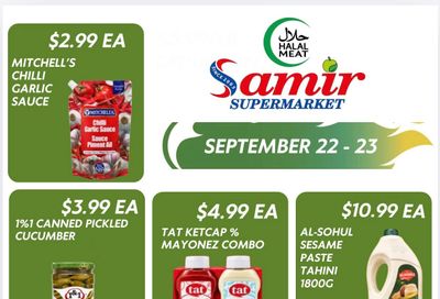 Samir Supermarket (Hamilton) Flyer September 22 and 23