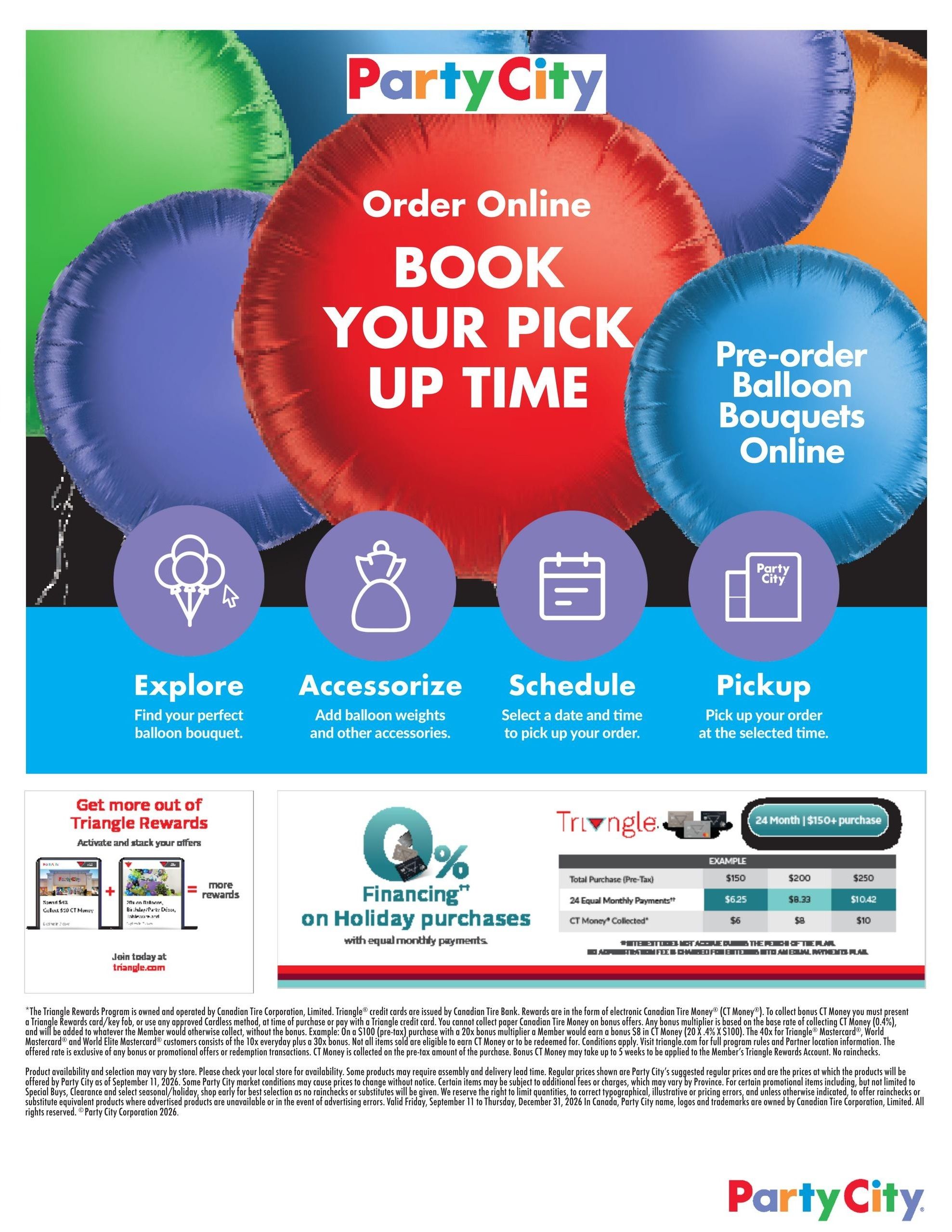 Party City Flyer September 22 to October 31