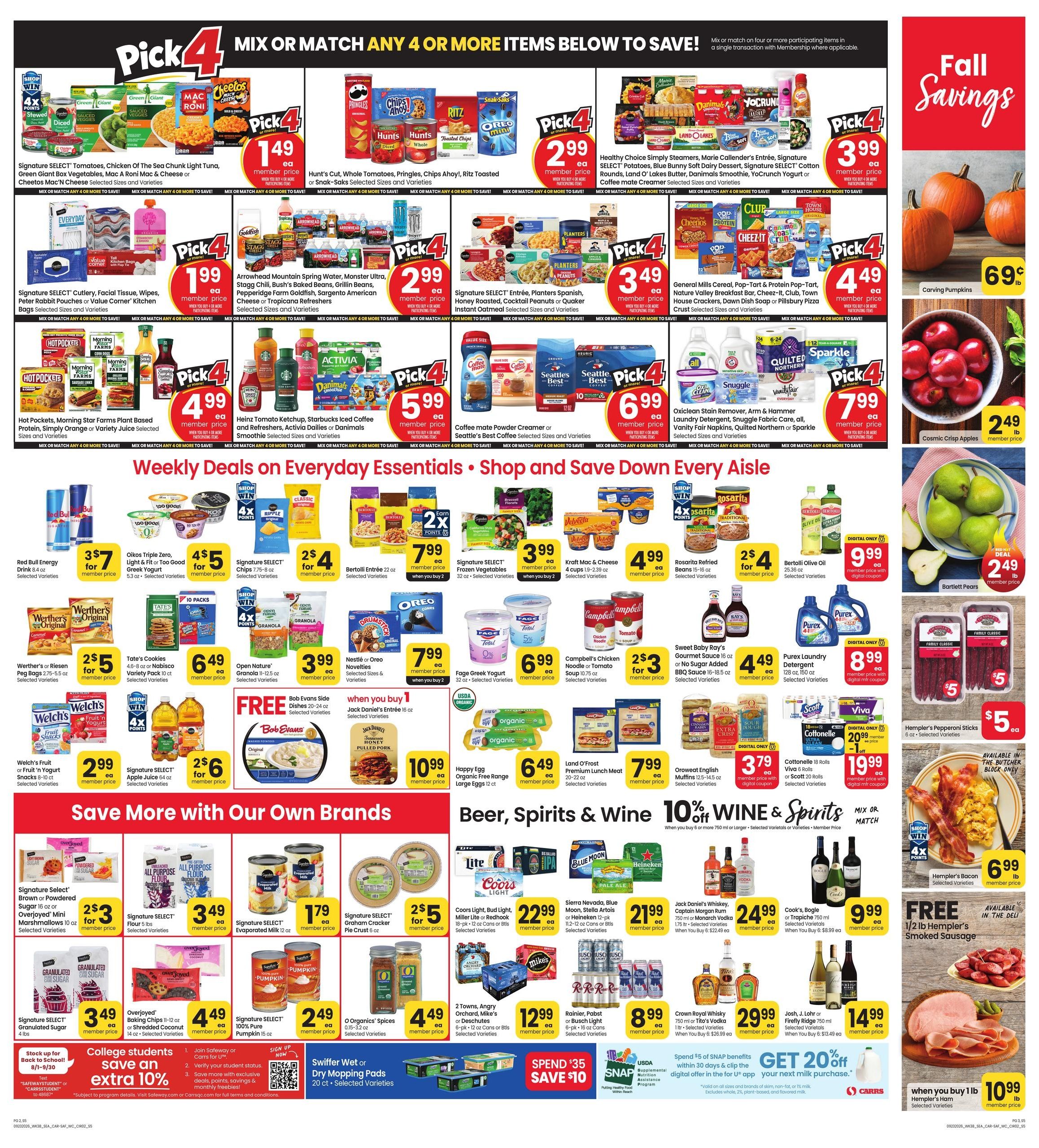 Carrs Weekly Ad September 23 - 29, 2026