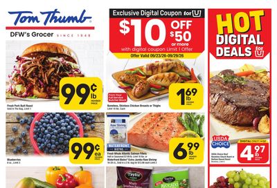 Tom Thumb Weekly Ad September 23 - 29, 2026