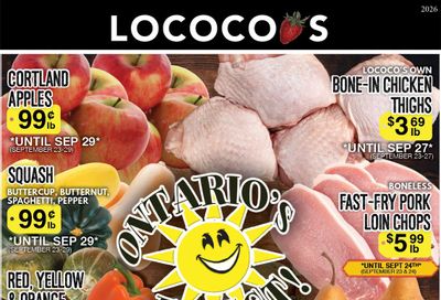 Lococo's Flyer September 23 to 27