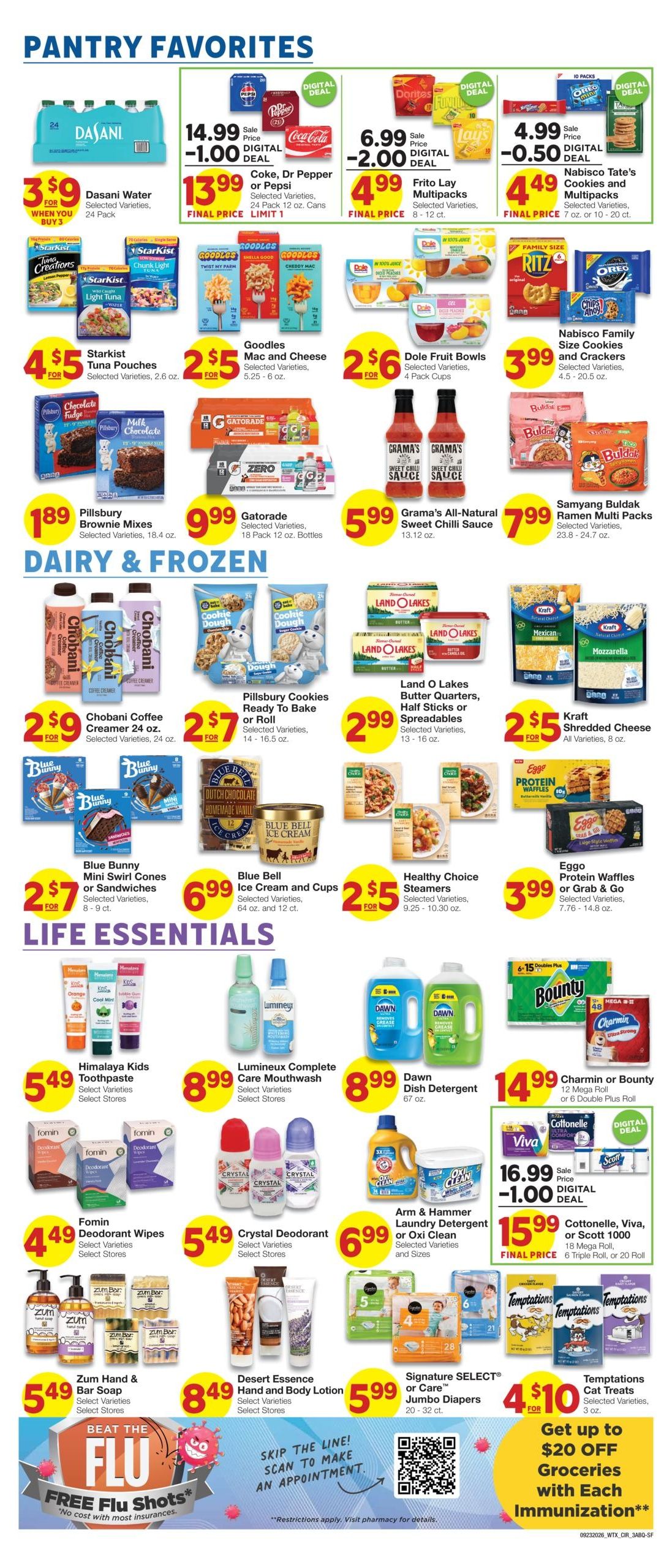 Albertsons Market (Albuquerque Area, NM) Weekly Ad September 23 - 29, 2026